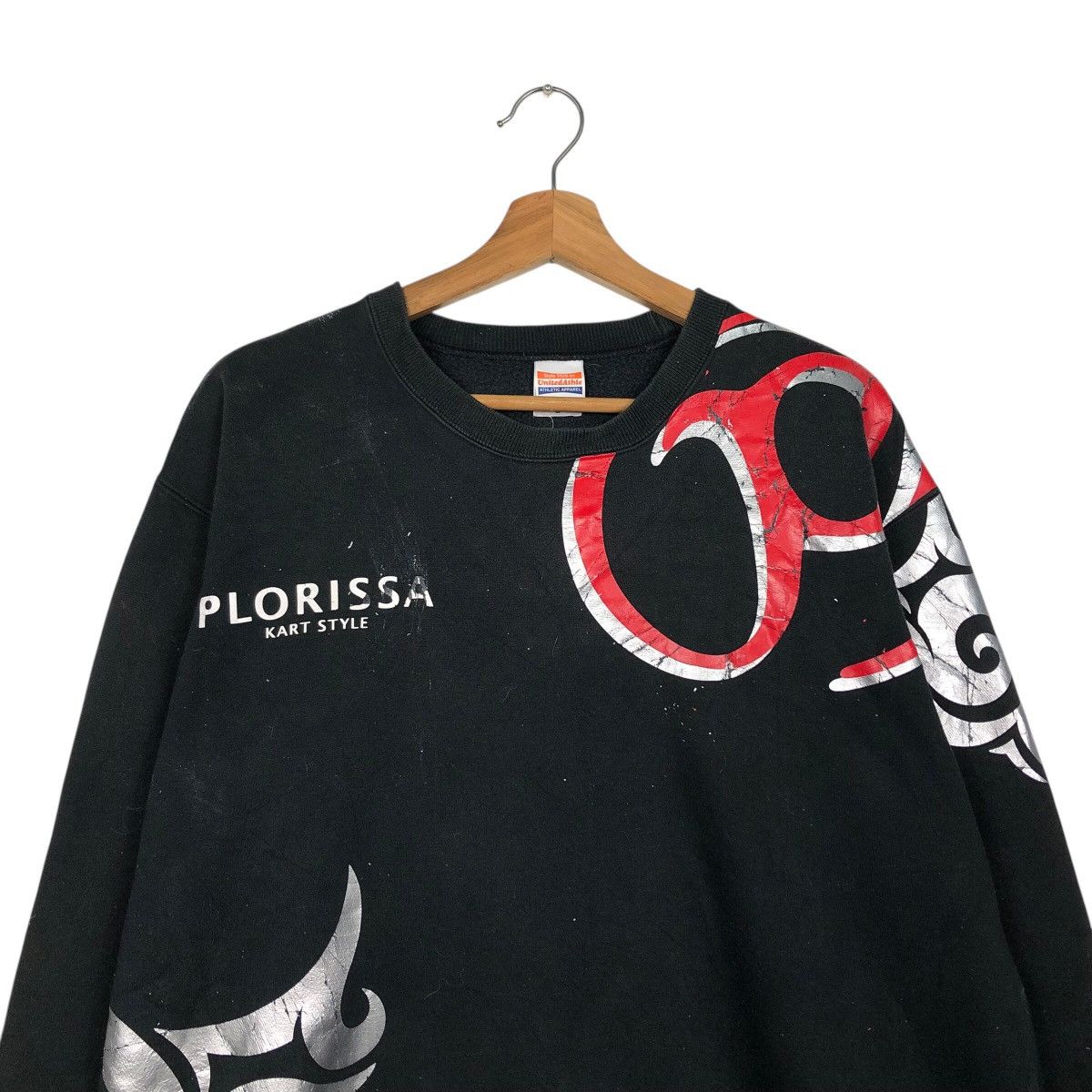 Other 📌Vintage Sweatshirt Plorissa Kart Style Punk Design Biker Size US L / EU 52-54 / 3 - 4 Thumbnail