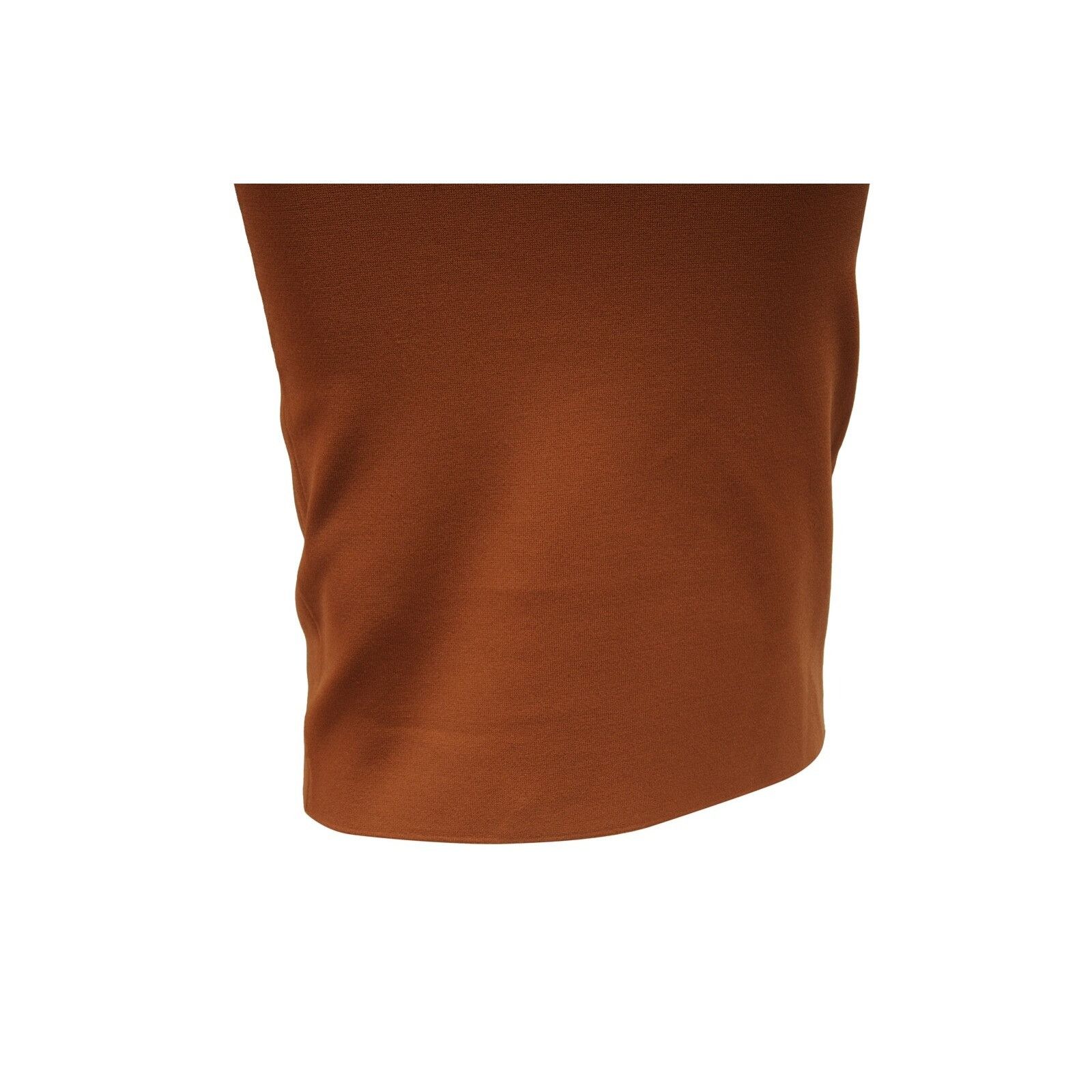 Stella McCartney Ruched Shoulder Midi Dress Size 42 Brown Size M / US 6-8 / IT 42-44 - 8 Thumbnail