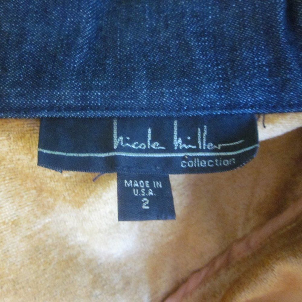 Nicole Miller Nicole Miller Vintage Denim Jacket Size 2 Size XS / US 0-2 / IT 36-38 - 3 Thumbnail