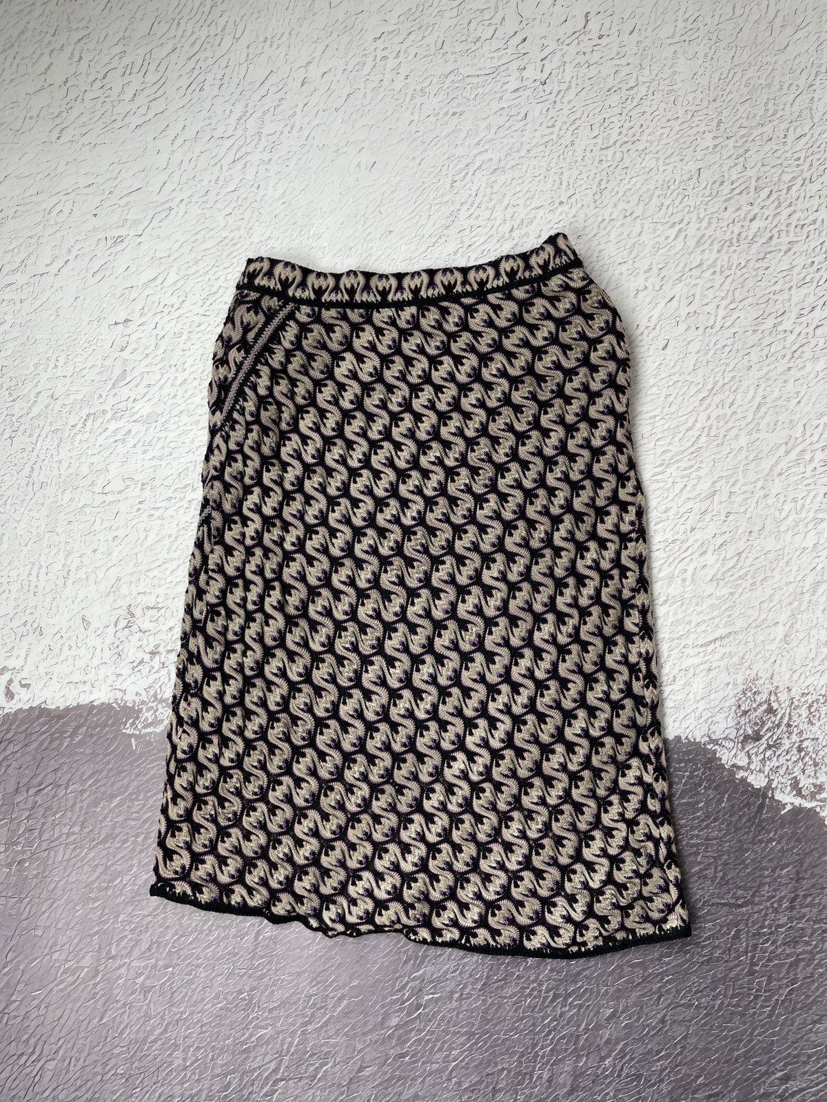 Missoni Missoni multilogo wool cashmere angora midi skirt size S Size 27" / US 4 / IT 40 - 9 Thumbnail