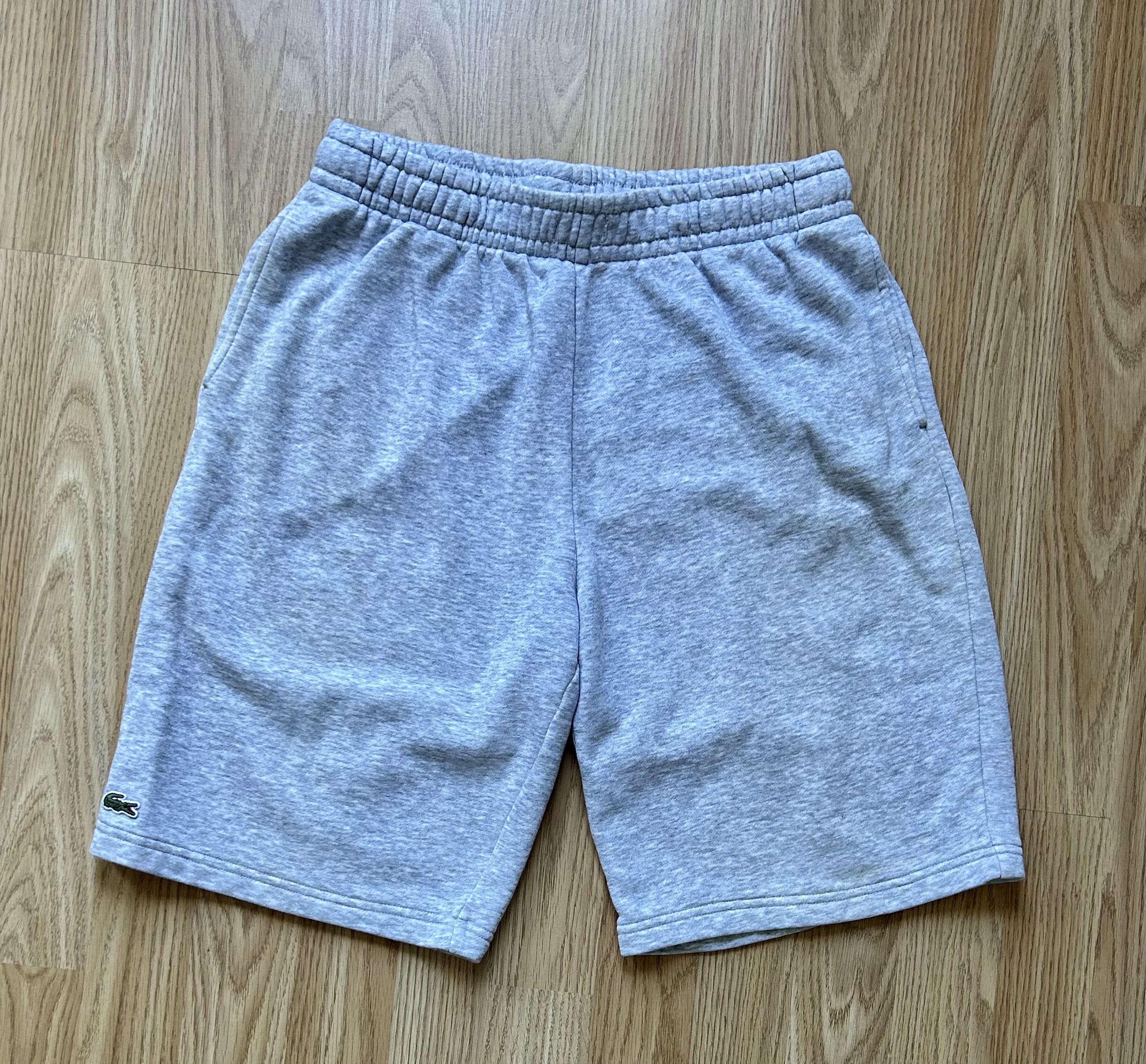 Lacoste × Vintage Lacoste SPORT Fleece Shorts - Gray Size US 29 - 1 Thumbnail