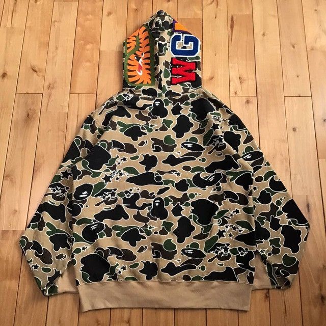 BAPE Sta camo shark full zip hoodie a bathing ape