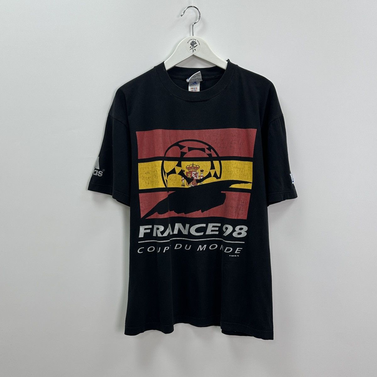 Vintage Vintage 90s France Coupe De monde 98 Adidas 1994 tee y2k Size US M / EU 48-50 / 2 - 1 Thumbnail