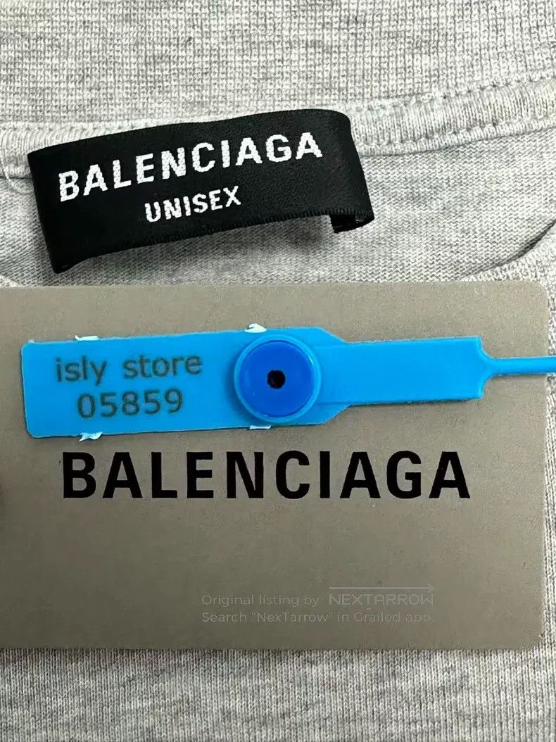 Balenciaga Balenciaga Letter Printed Ripped Faded Round Neck Short Sl Size US XS / EU 42 / 0 - 4 Thumbnail