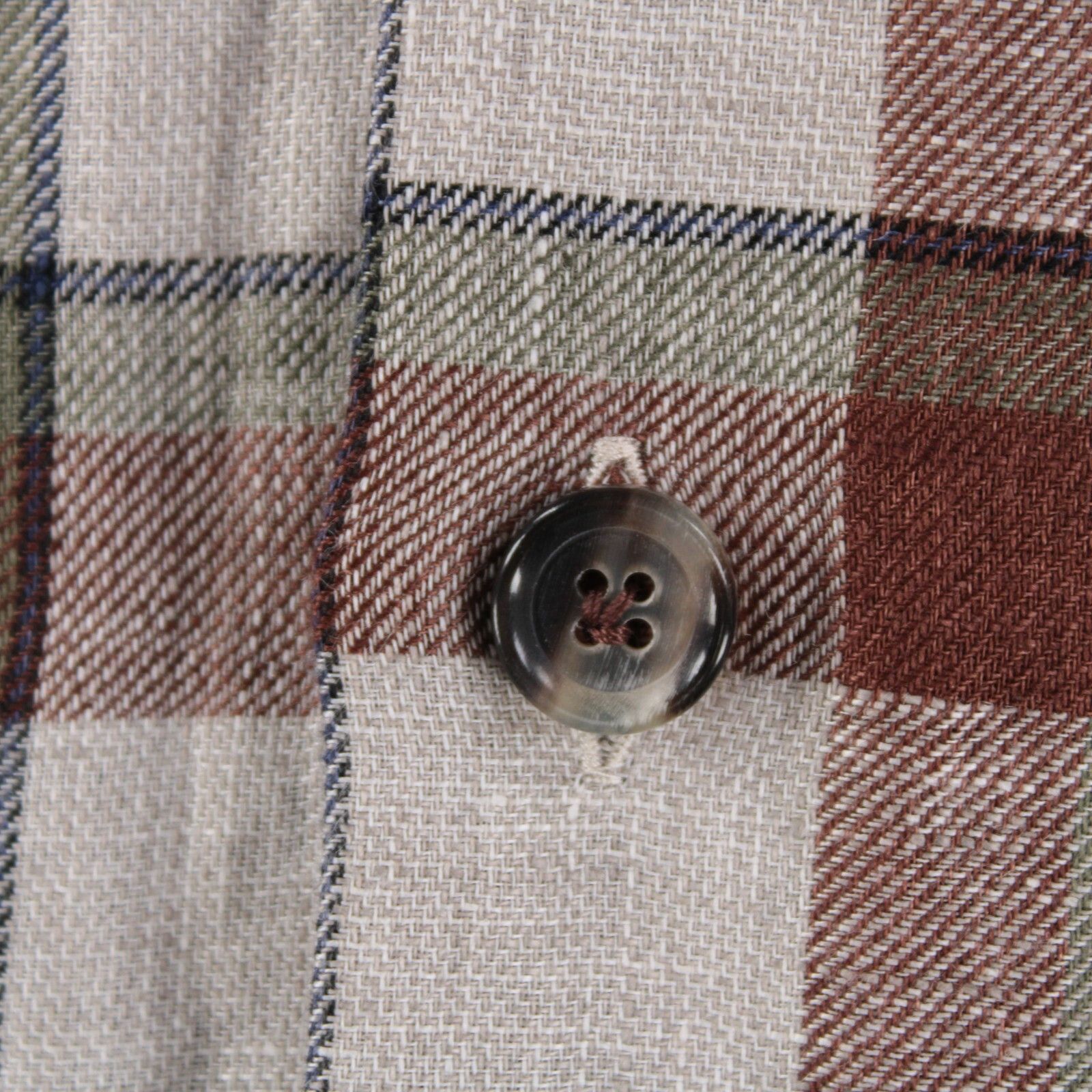 Luciano Barbera Luciano Barbera Overshirt Size M US In Gray Linen Size US M / EU 48-50 / 2 - 2 Thumbnail