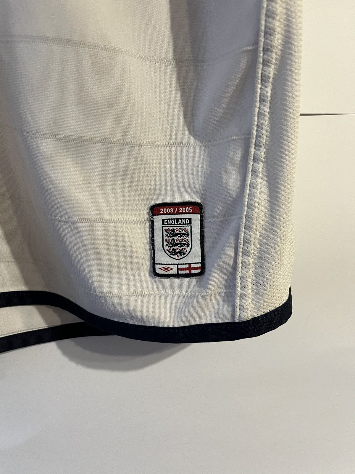 Umbro Umbro England 2003-05 Home Reversible Polo Soccer Jersey Size US L / EU 52-54 / 3 - 11 Thumbnail