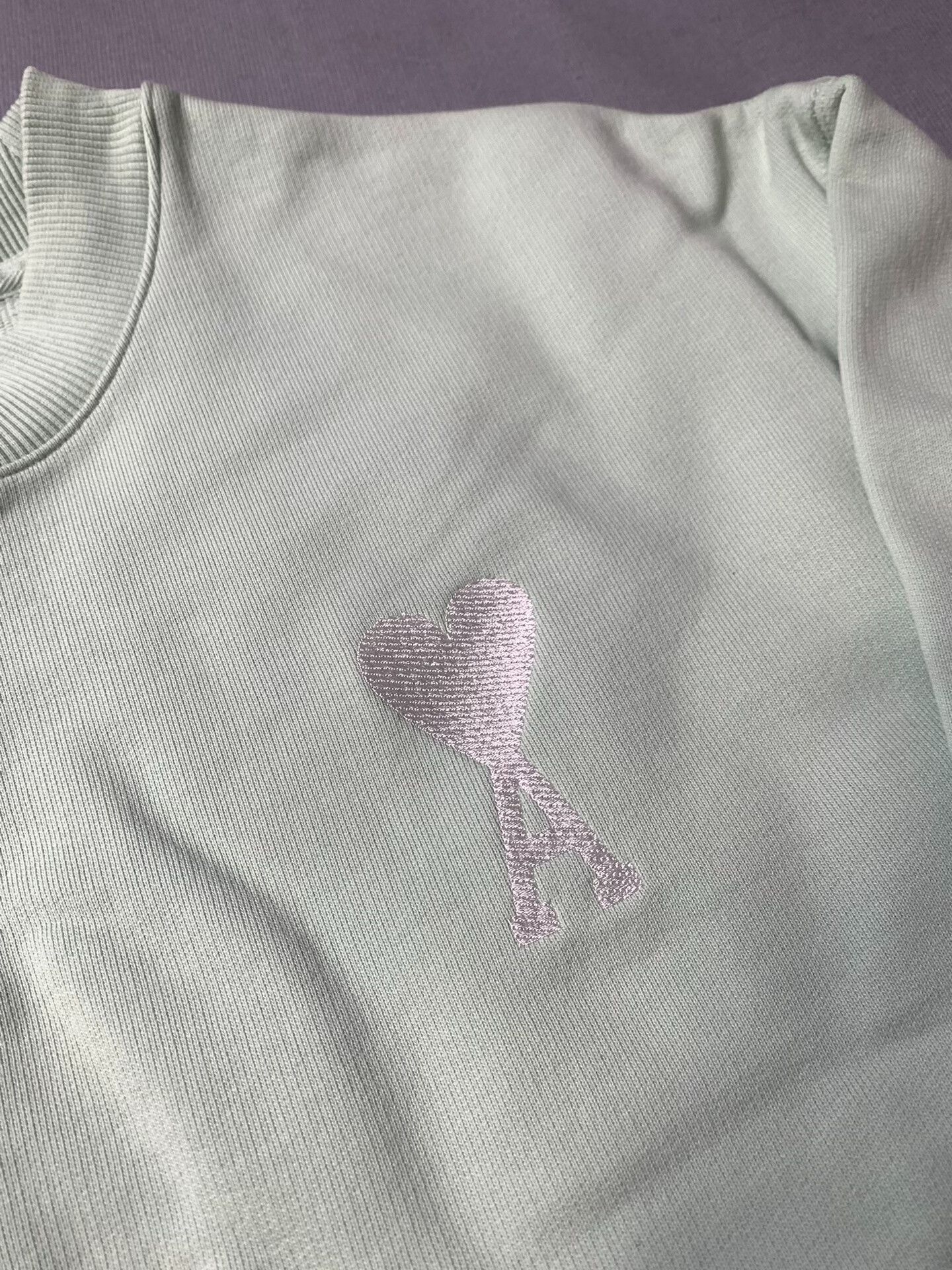 AMI Ami Paris Embroidered Heart Sweatshirt Size M / US 6-8 / IT 42-44 - 1 Thumbnail