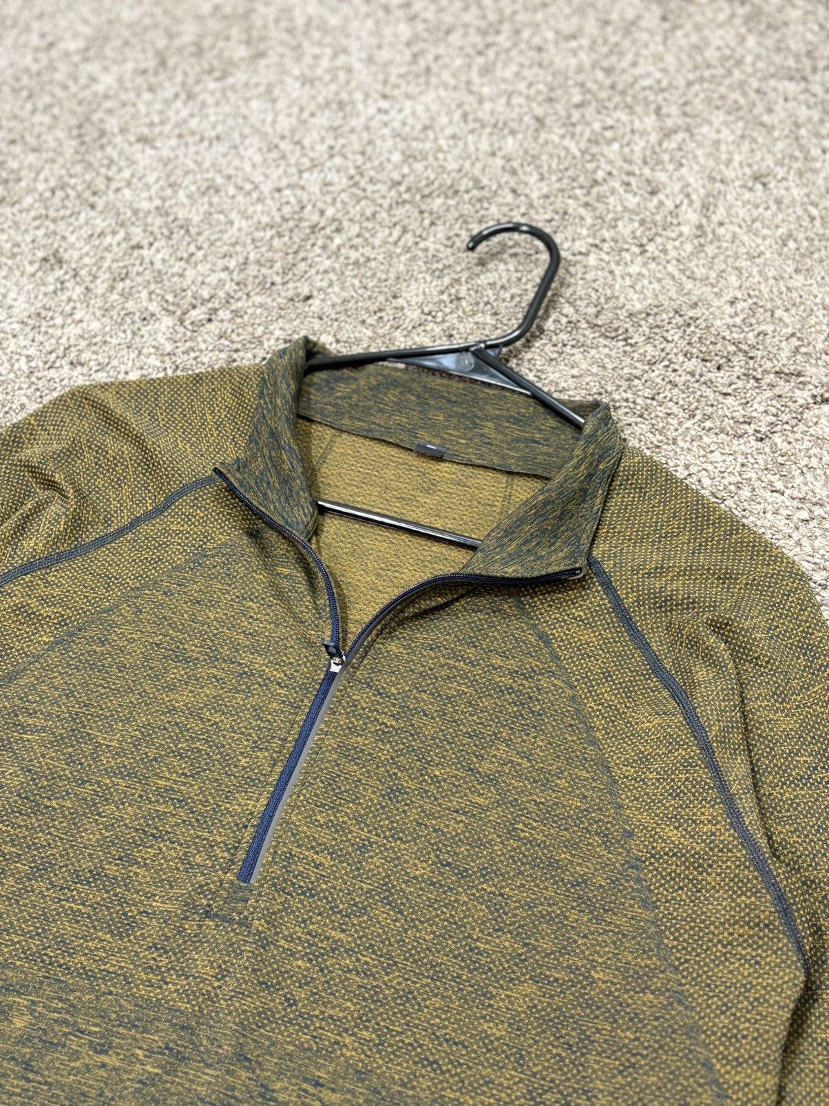 Lululemon Lululemon Mens L Tech Half Zip Long Sleeve Performance Brown Size US L / EU 52-54 / 3 - 3 Thumbnail