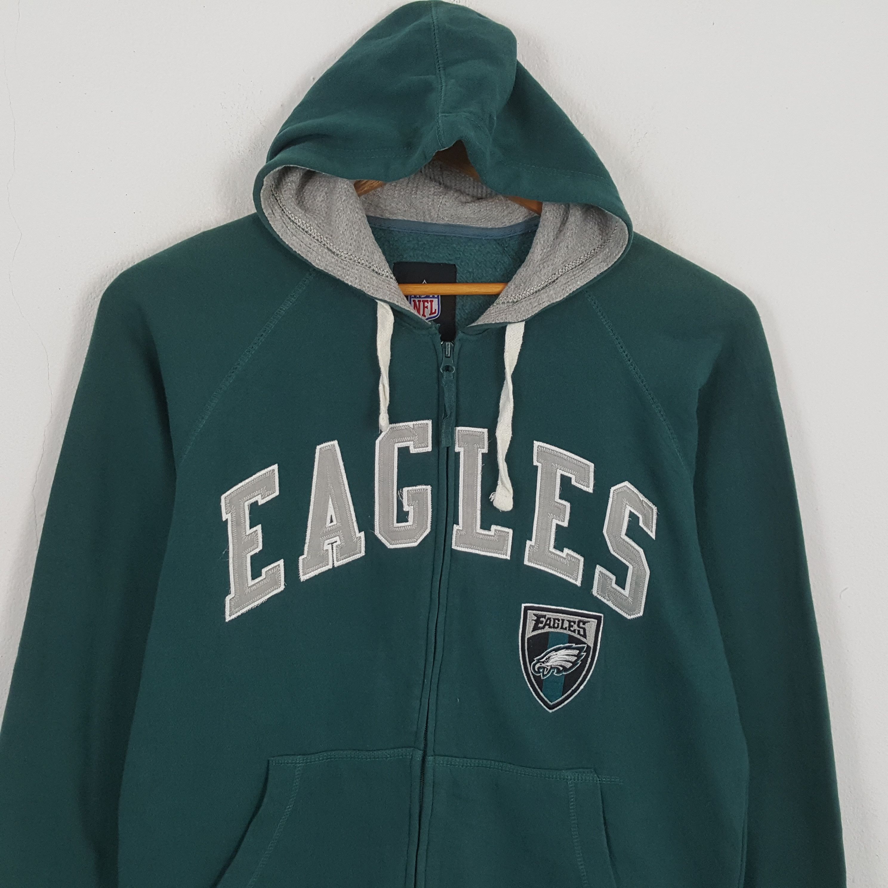 NFL × Vintage Vintage EAGLES American Football NFL Team Hoodies Size US L / EU 52-54 / 3 - 2 Thumbnail