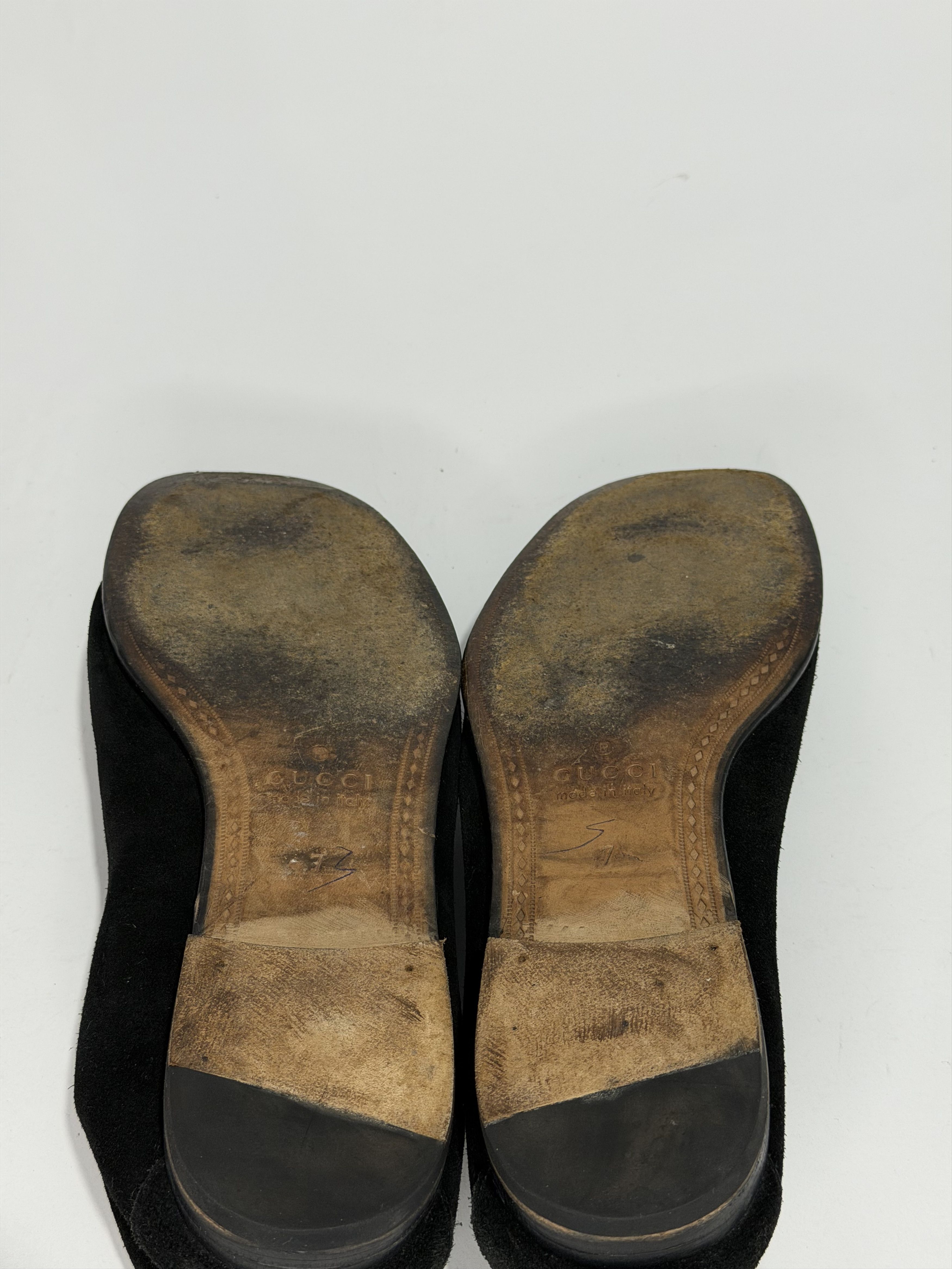 Gucci Gucci Black Suede 1953 Horsebit Loafers Size 7 UK/ 8 US Size US 8 / EU 41 - 7 Thumbnail