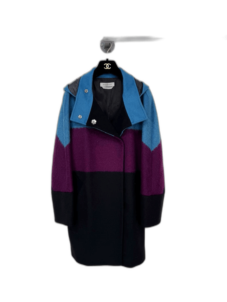 Moncler Sport Max Color Block Coat Size XL / US 12-14 / IT 48-50 - 1 Thumbnail