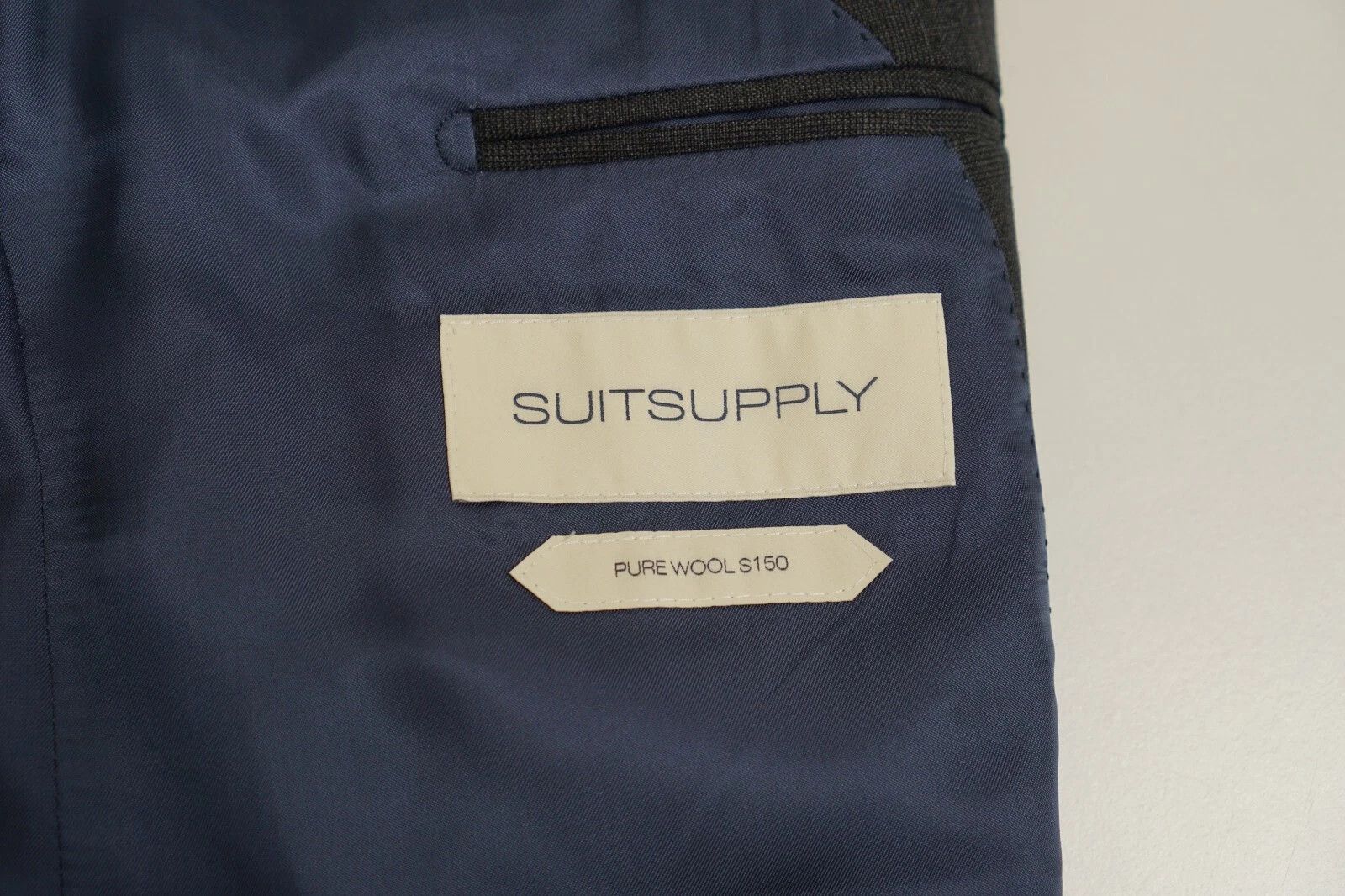 Suitsupply Men Suitsupply Blazer Washington Notch Full Canvas Grey US42 Size 42R - 5 Thumbnail
