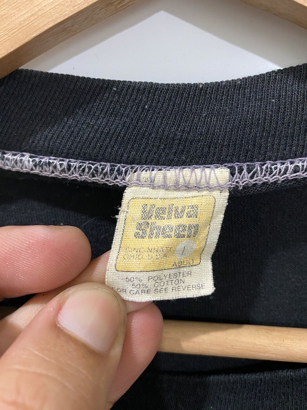 Vintage Vintage The Werk Haus Graphic T-Shirt Black | Velva Sheen Size US L / EU 52-54 / 3 - 4 Thumbnail