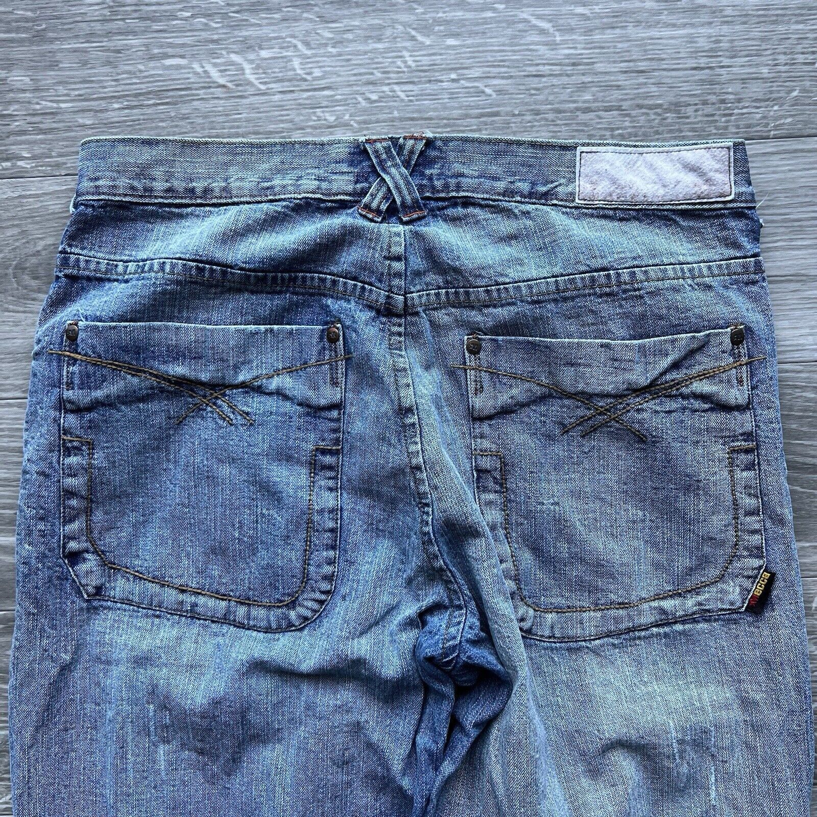 Mecca Vintage Y2k Mecca Jeans Mens Baggy HipHop Wide Leg Grunge Size US 35 - 3 Thumbnail