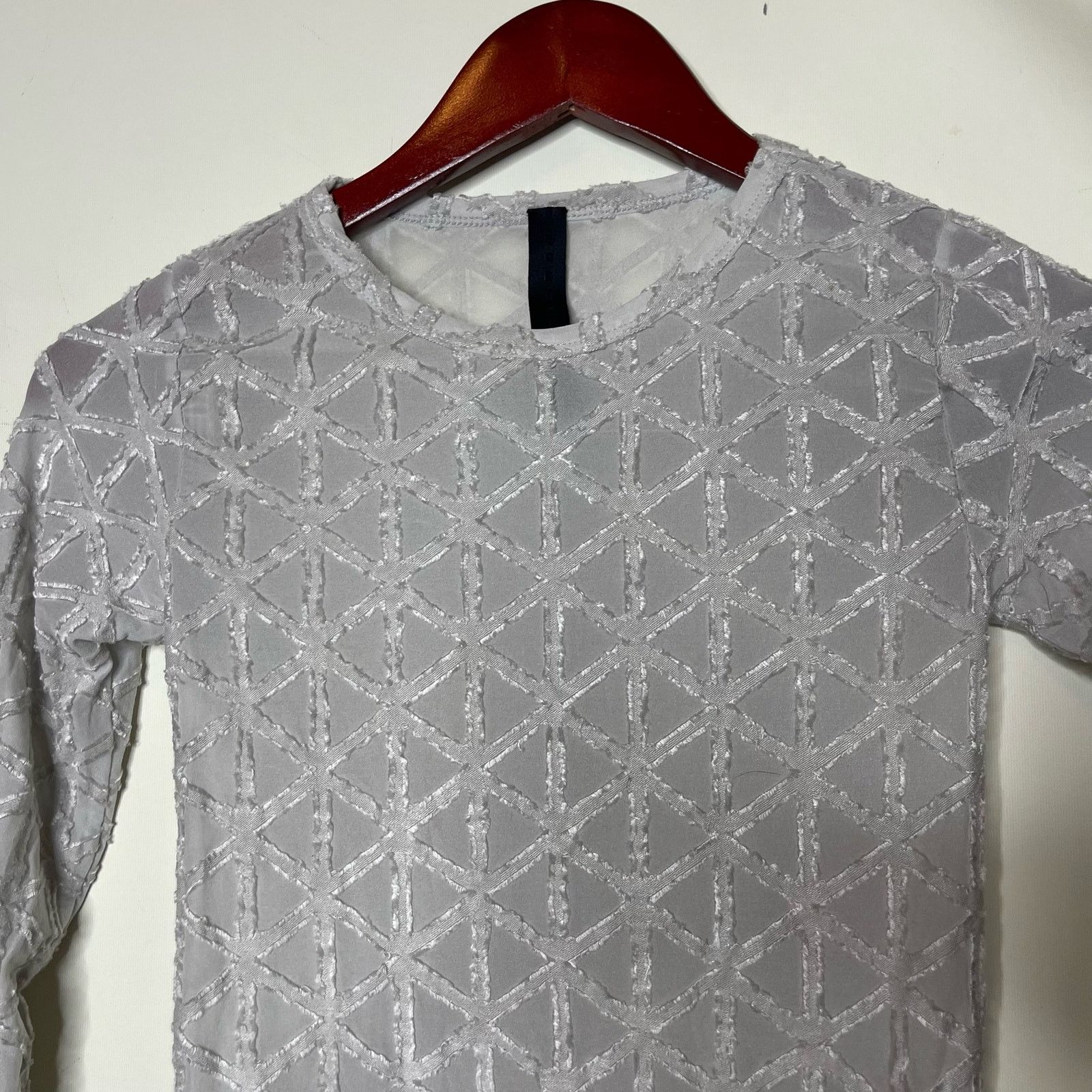 Gareth Pugh Gareth Pugh Pullover Long Sleeve Top Geometric Pattern 4 Size S / US 4 / IT 40 - 4 Thumbnail