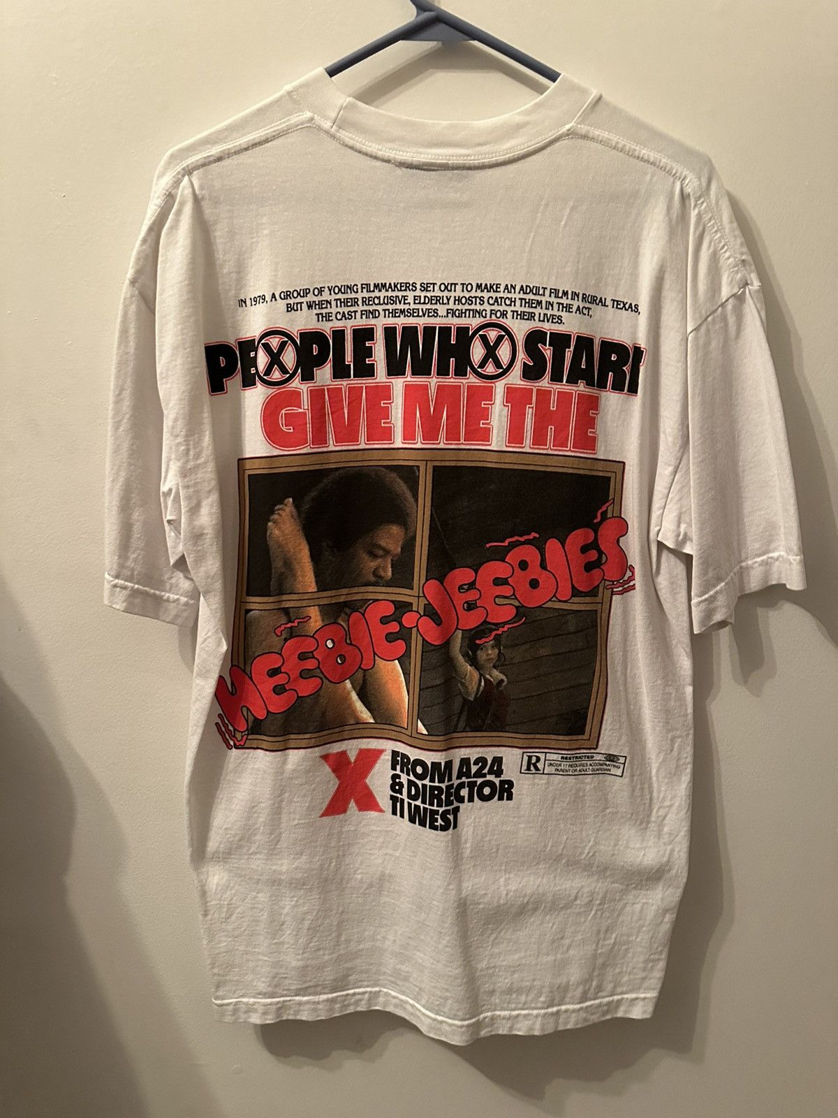 A24 × Online Ceramics Online Ceramics x A24 - X - Heebie Jeebies tee Size US L / EU 52-54 / 3 - 3 Thumbnail