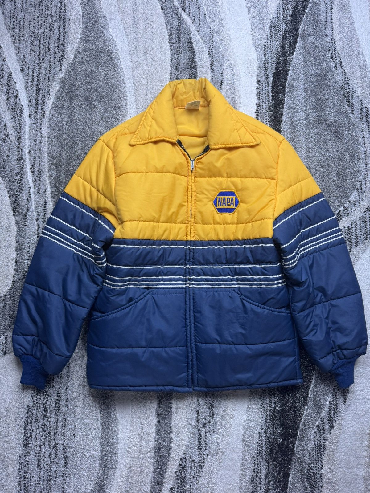 Vintage Vintage 70s Cap’n Jack Napa Mechanics Puffer Jacket Size US M / EU 48-50 / 2 - 1 Thumbnail