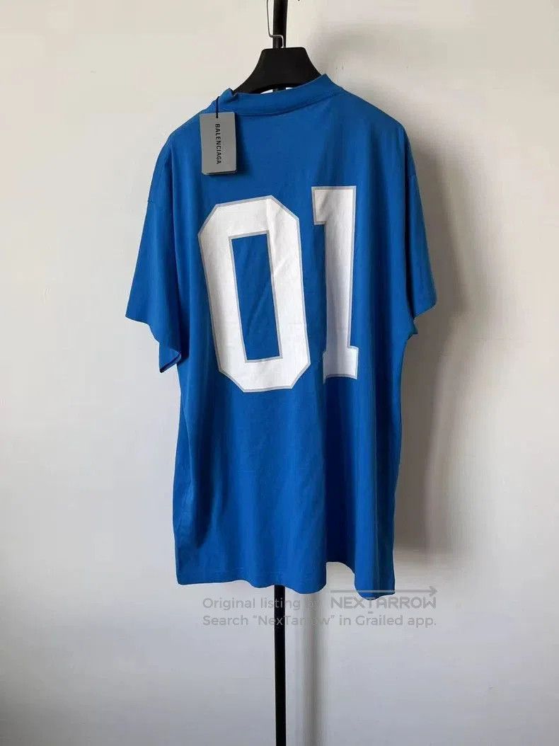 Balenciaga Balenciaga Basketball Logo Print Short Sleeve T-Shirt. Size US M / EU 48-50 / 2 - 2 Thumbnail