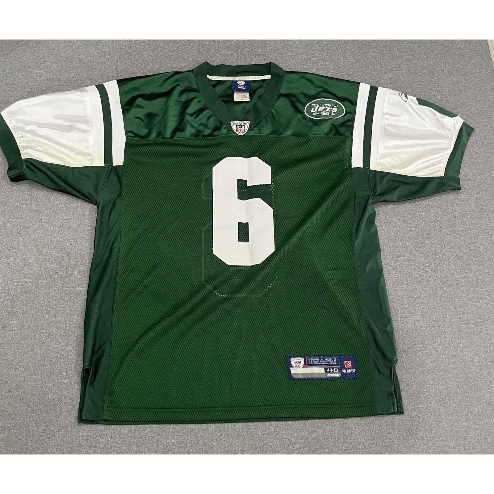 Reebok Vintage Reebok NFL New York Jets Mark Sanchez #6 Size 48. Size US XL / EU 56 / 4 - 1 Thumbnail
