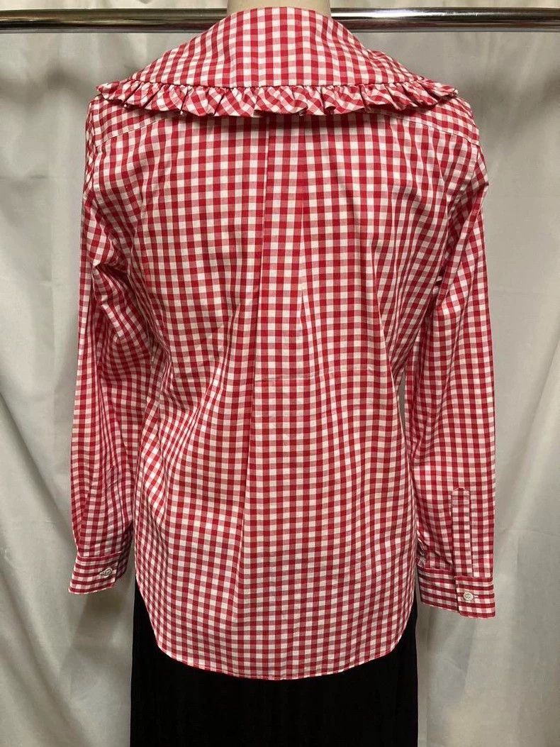 Comme des Garcons Comme Des Garcons Plaid Doll Collar Shirt Size XS / US 0-2 / IT 36-38 - 2 Thumbnail