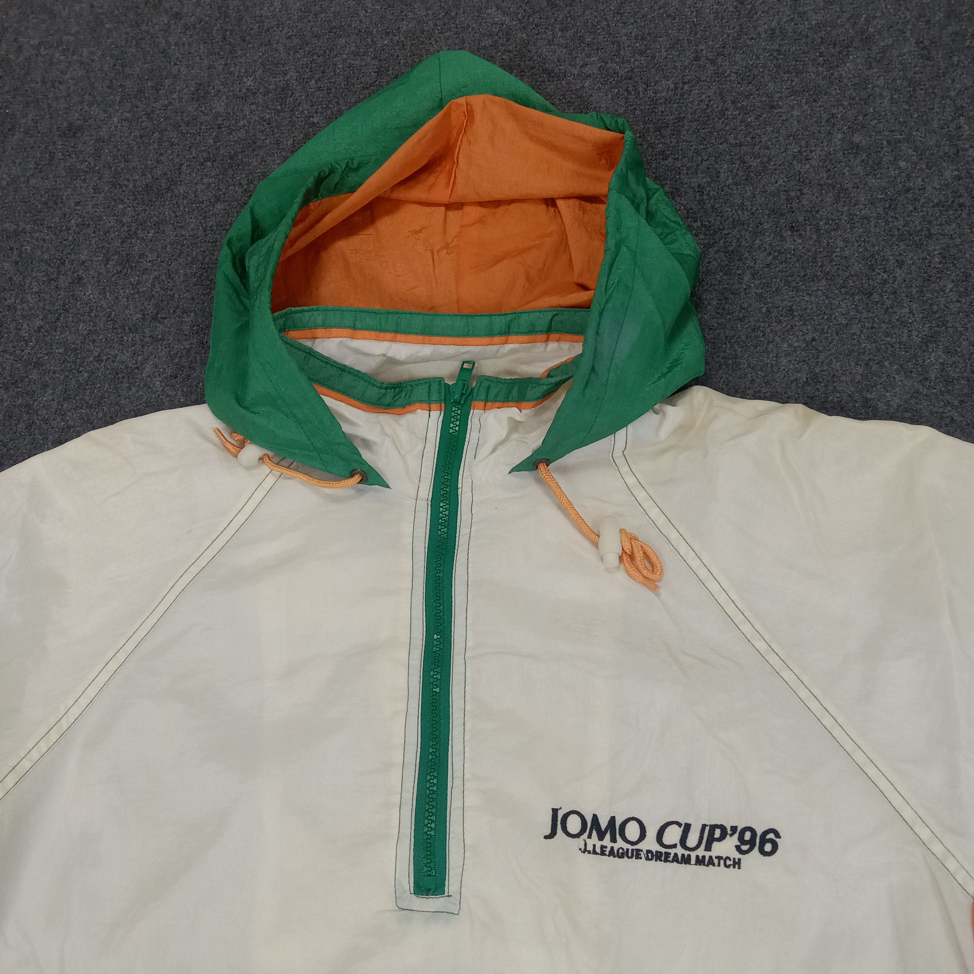 Japanese Brand × Vintage Jomo Cup 96 Japanese Soccer Sportswear Jacket Size US L / EU 52-54 / 3 - 4 Thumbnail