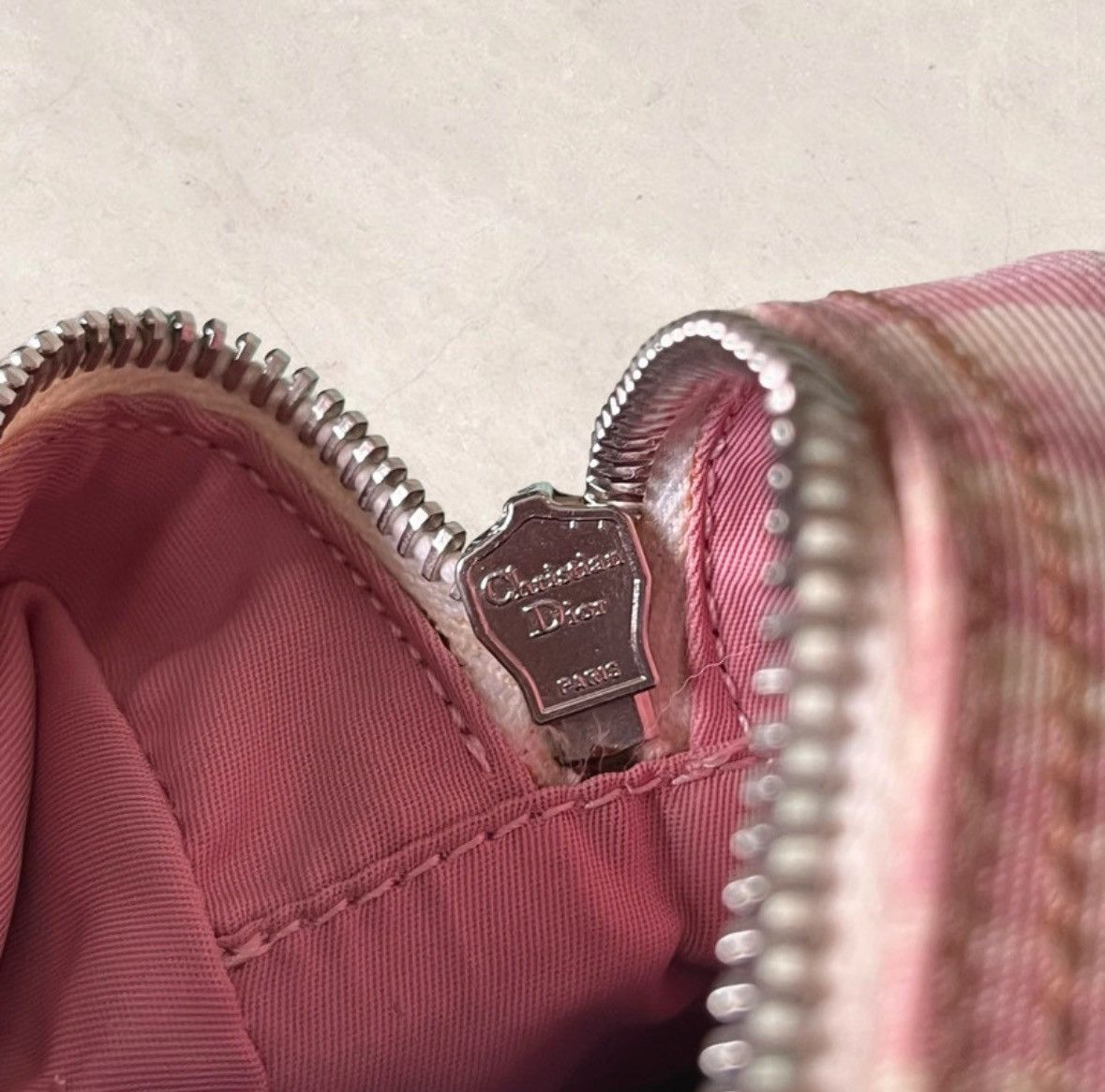 Dior Christian Dior pink trotter no.2 monogram crossbody bag Size ONE SIZE - 10 Thumbnail
