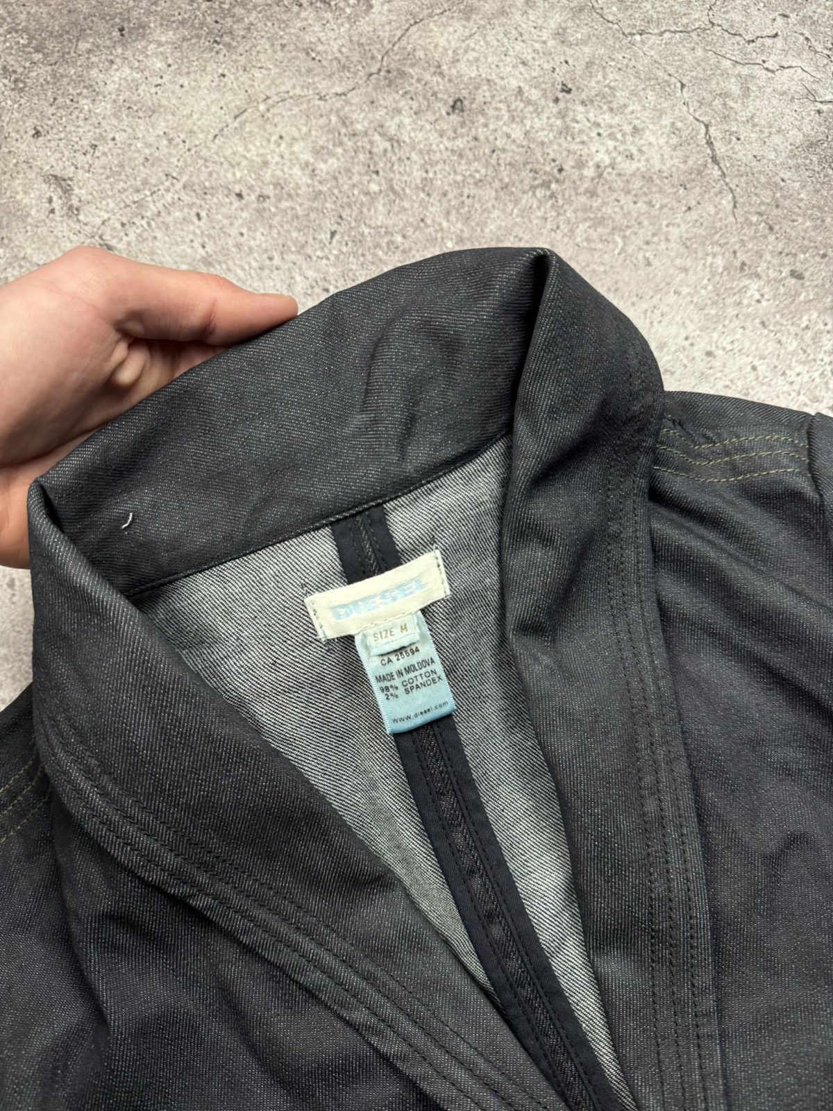 Diesel Y2K DIESEL VINTAGE JUNYA WATANABE STYLE DENIM BLAZER JACKET Size M / US 6-8 / IT 42-44 - 5 Thumbnail