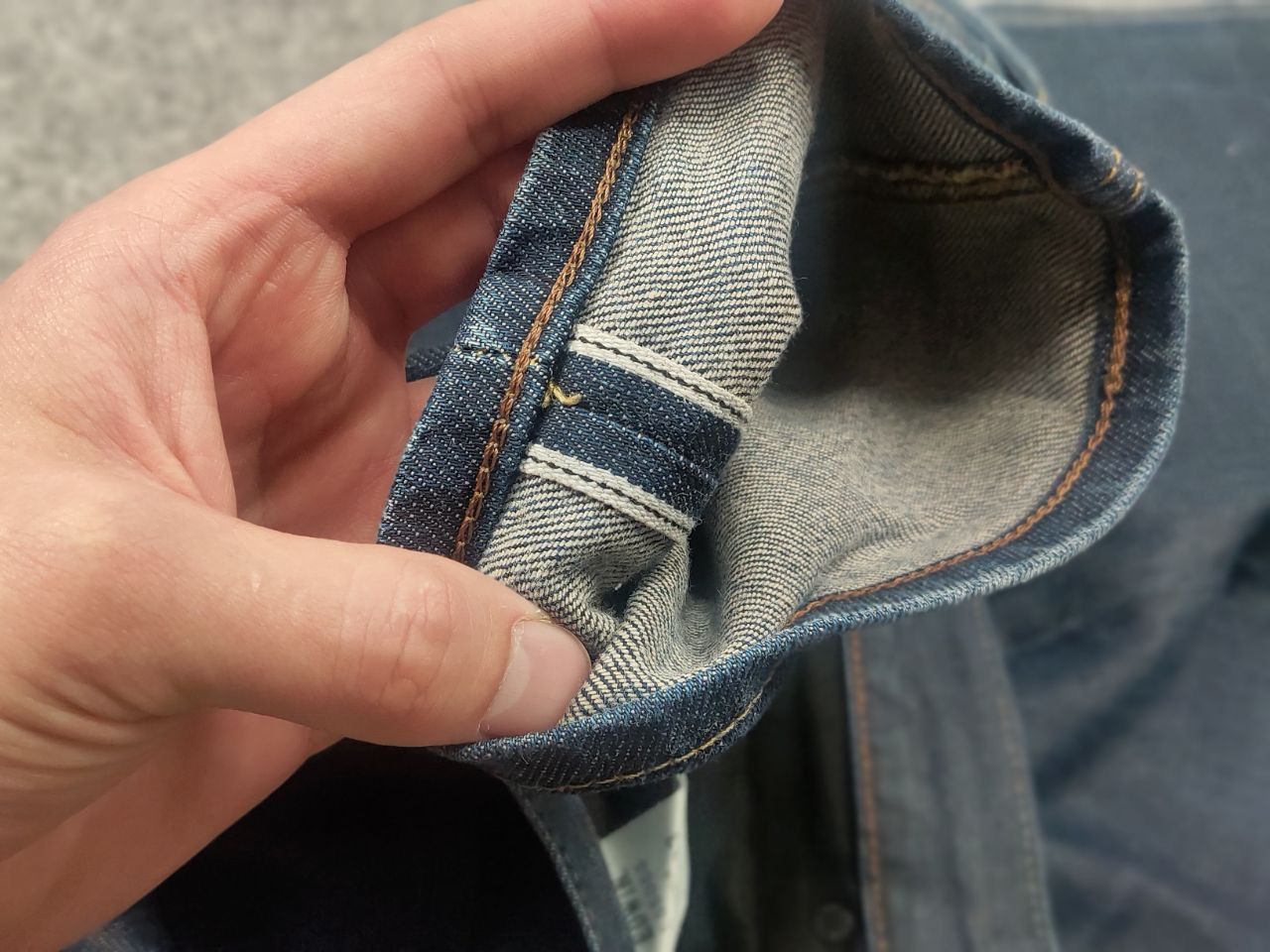 Edwin Edwin Vintage Japan Selvedge Distressed Denim Jeans ES505S Size US 33 - 20 Thumbnail