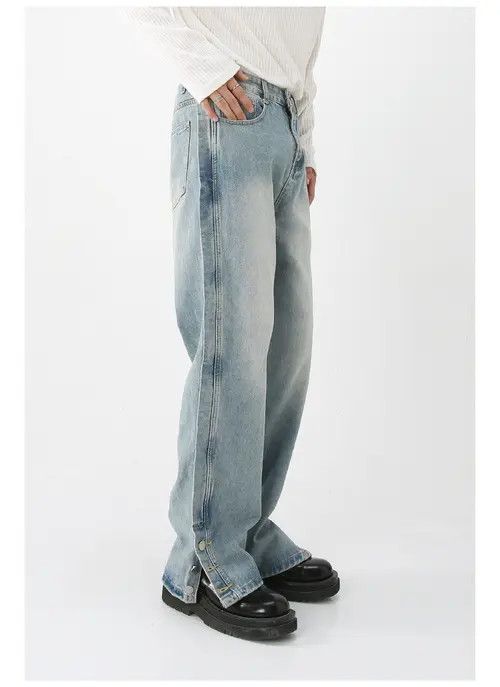 VIBE American light blue loose casual straight jeans Size US 32 / EU 48 - 7 Thumbnail