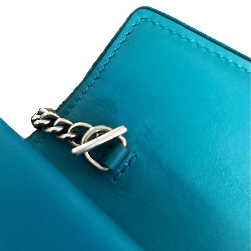 Gucci GUCCI Velvet Super Mini Dionysus Shoulder Bag Peacock Blue Size ONE SIZE - 6 Thumbnail