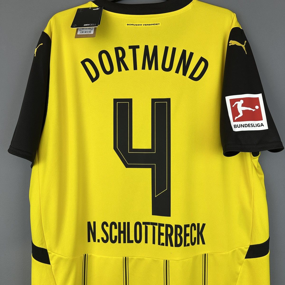 Puma Borussia Dortmund Nico Schlotterbeck Home Jersey 2024/2025 Size US XXL / EU 58 / 5 - 12 Thumbnail
