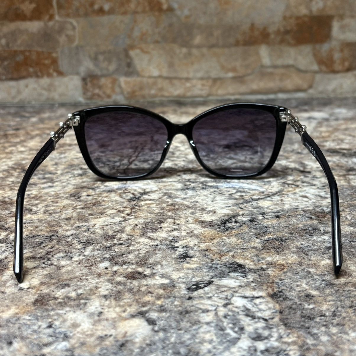 Swarovski Swarovski SK291 01B Black Glossy Cat Eye Sunglasses Size ONE SIZE - 5 Thumbnail
