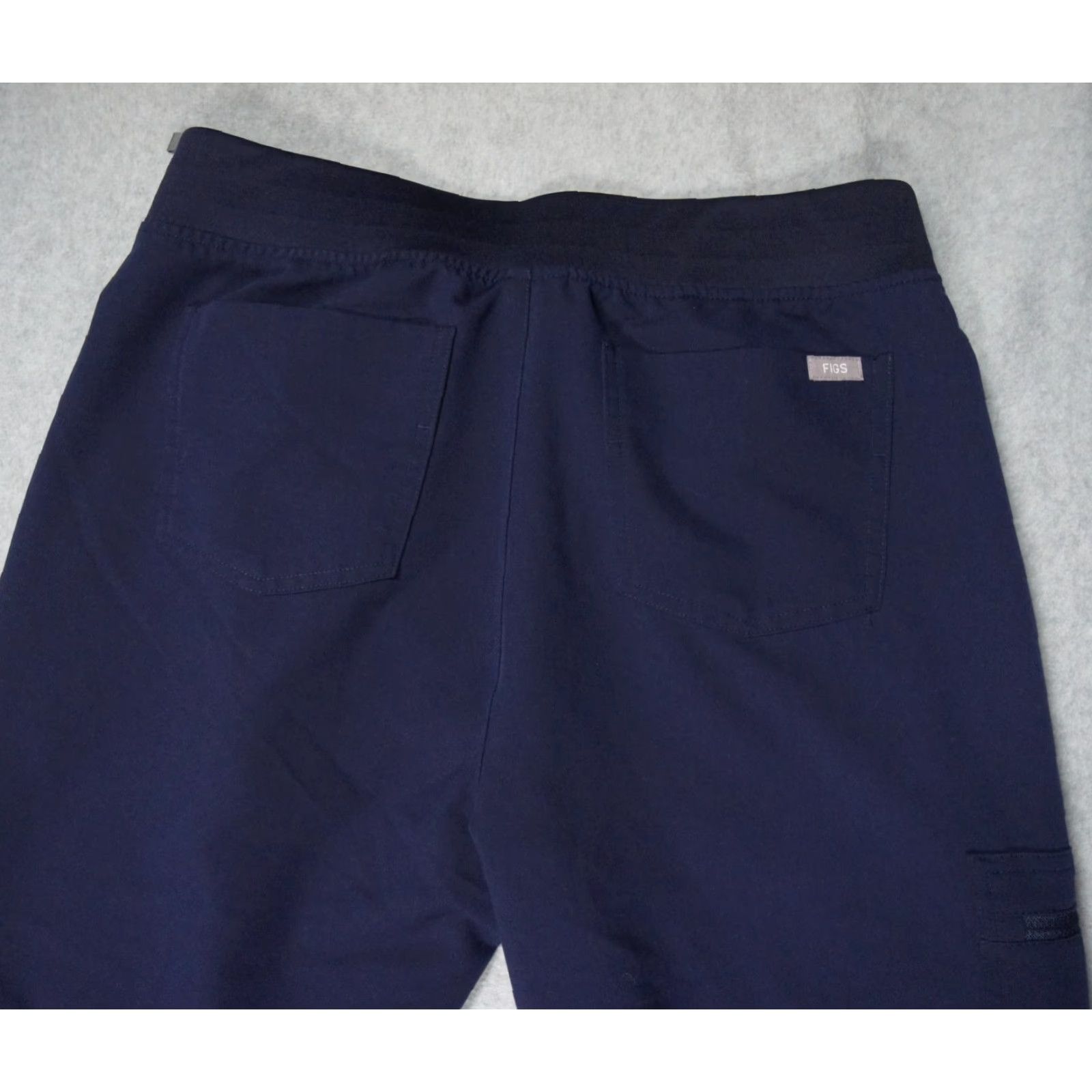 Vintage FIGS Figs Pants Mens Medium Blue Jogger Scrub Zamora Bottom Nurse Workwear Stretch Bottoms Scrub Pants Medical Men Blue Polyester Vintage? (no) Size US 31 - 7 Thumbnail