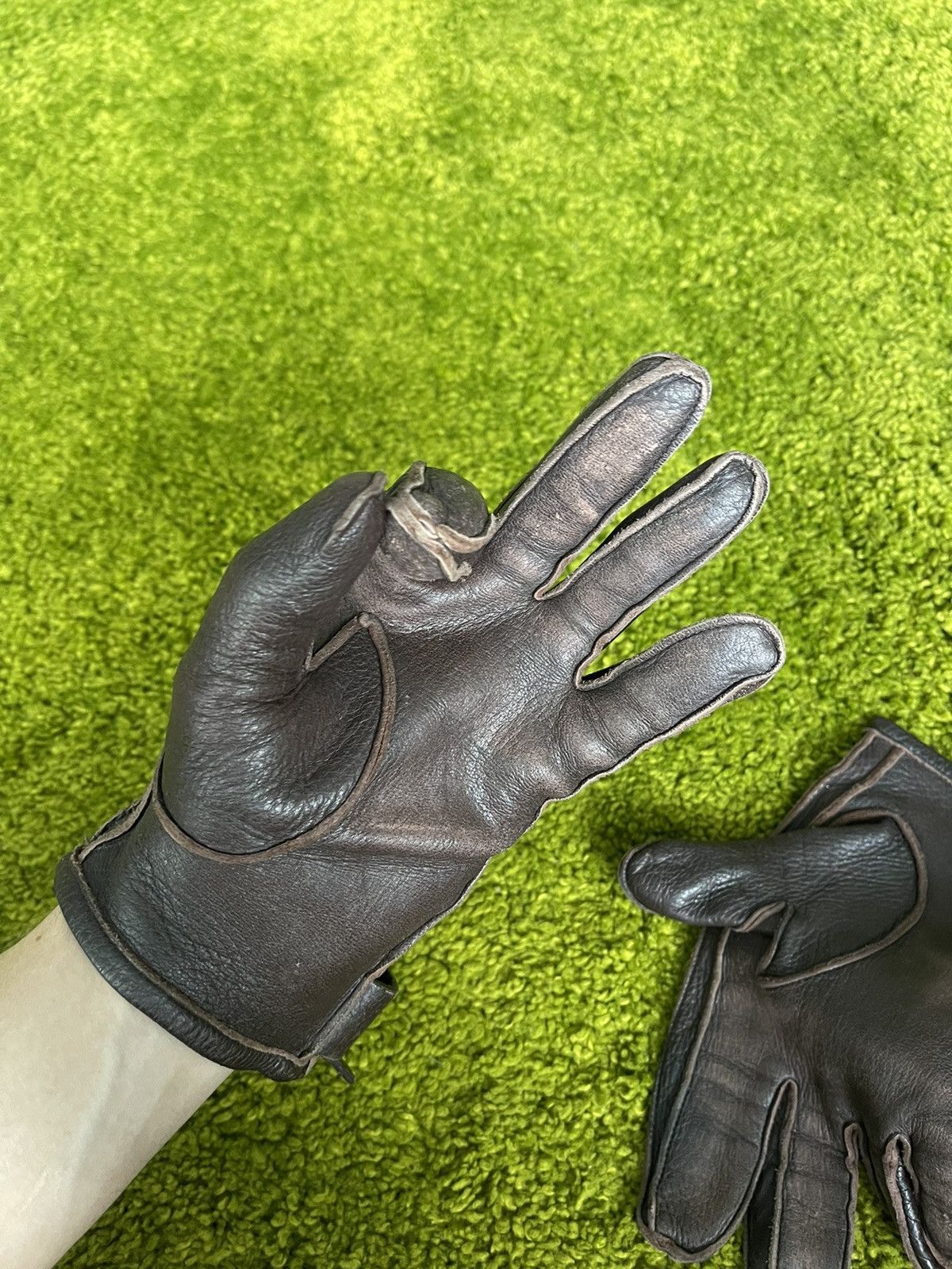 Gucci × Tom Ford Gucci archive real leather gloves Size 32 - 19 Thumbnail