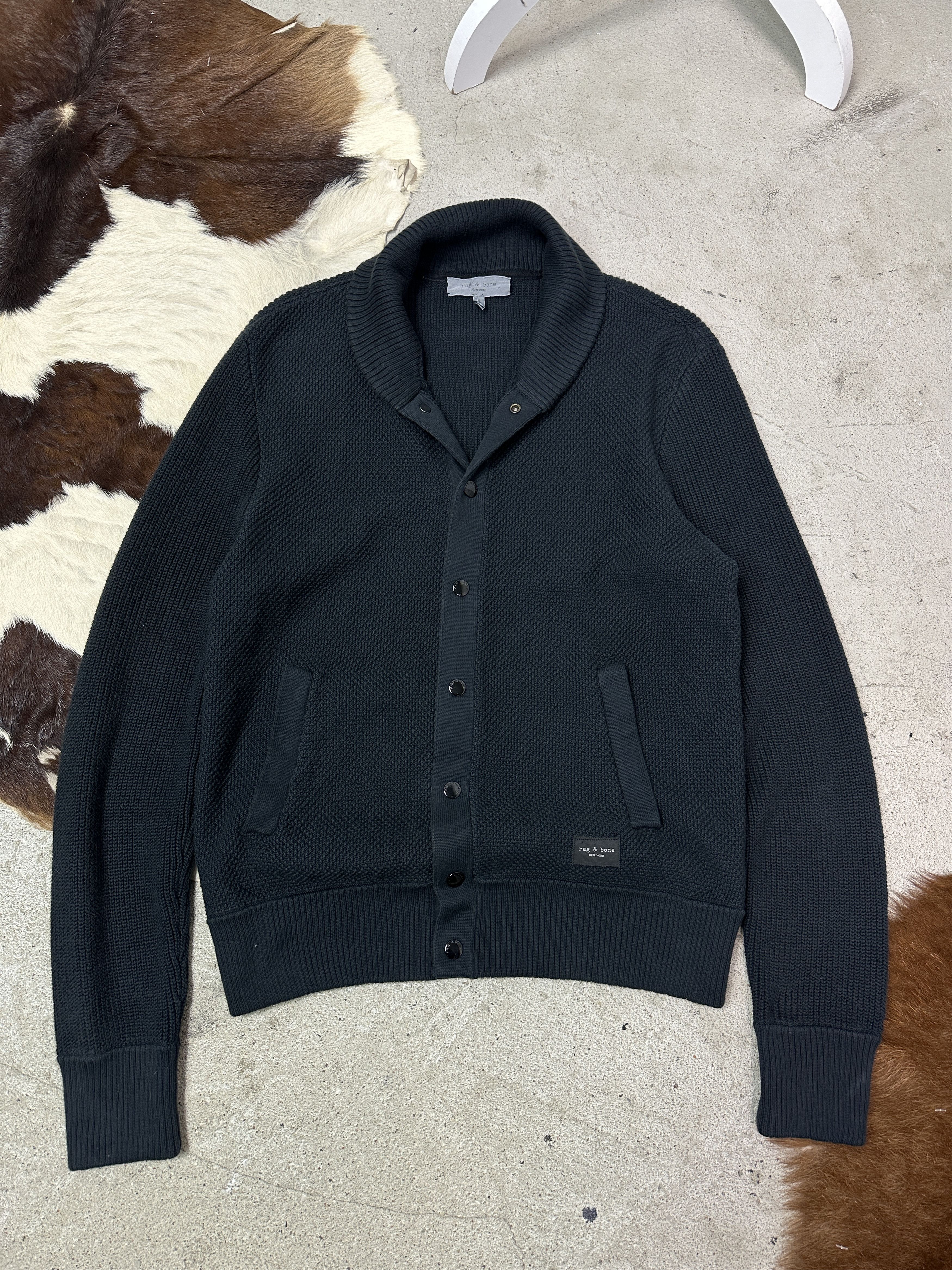 Rag & Bone Vintage Streetwear Rag & Bone Buttoned Cardigan Y2K Size US S / EU 44-46 / 1 - 2 Thumbnail