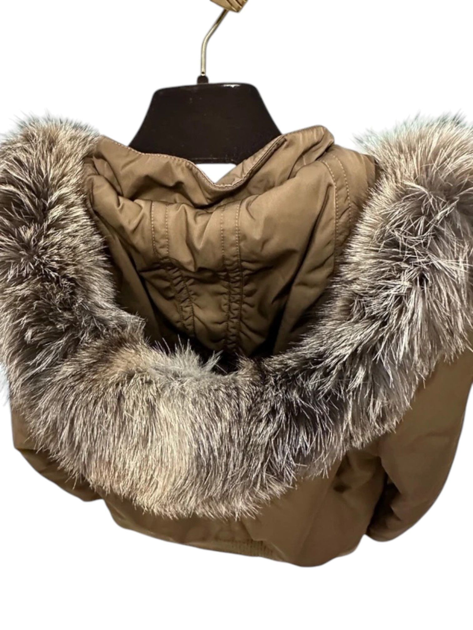 Gucci Gucci Goose Down Bomber Jacket with Blue Fox Fur Trim Size S / US 4 / IT 40 - 18 Thumbnail