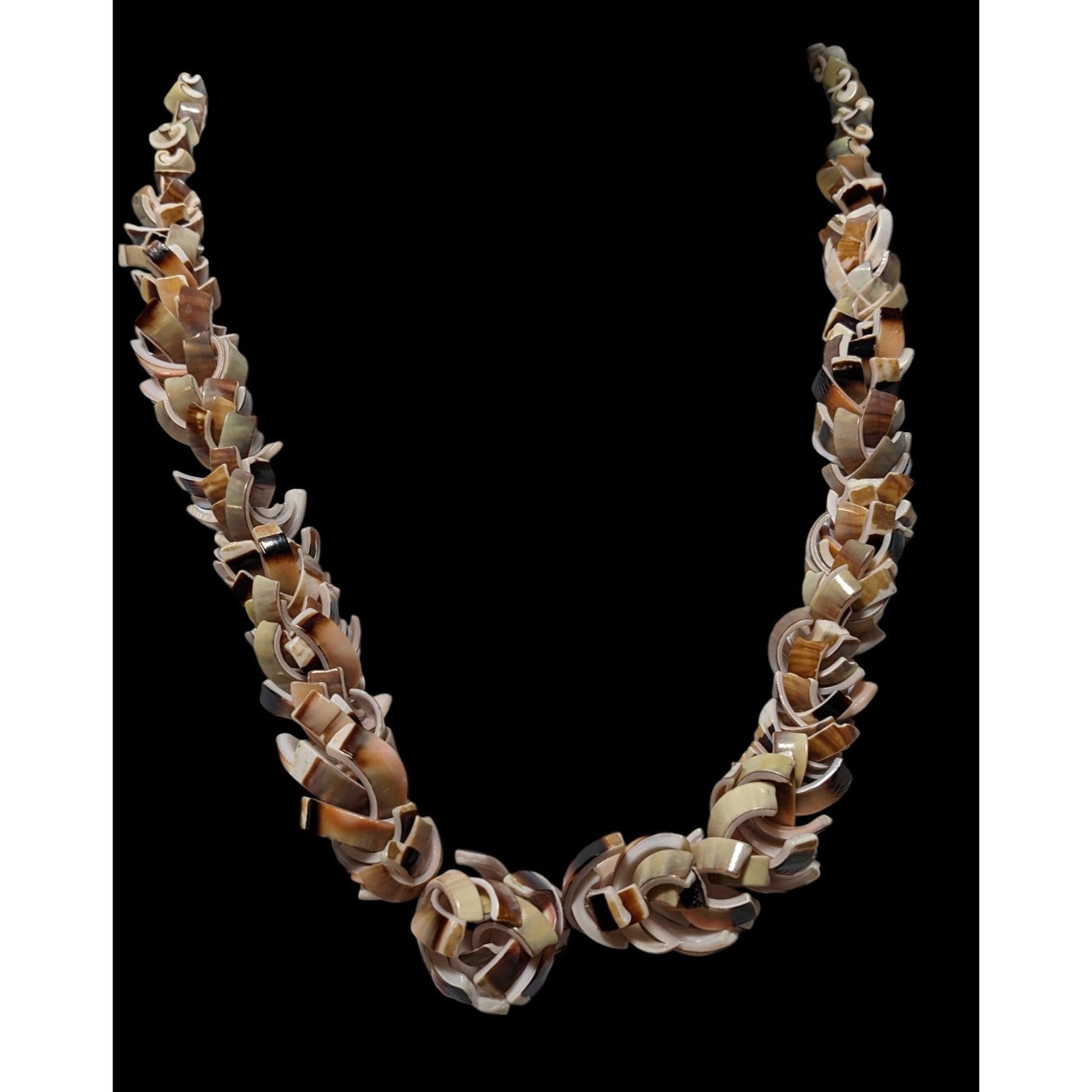 Other Vintage Shell Slice Beaded Summer Necklace Size ONE SIZE - 2 Thumbnail