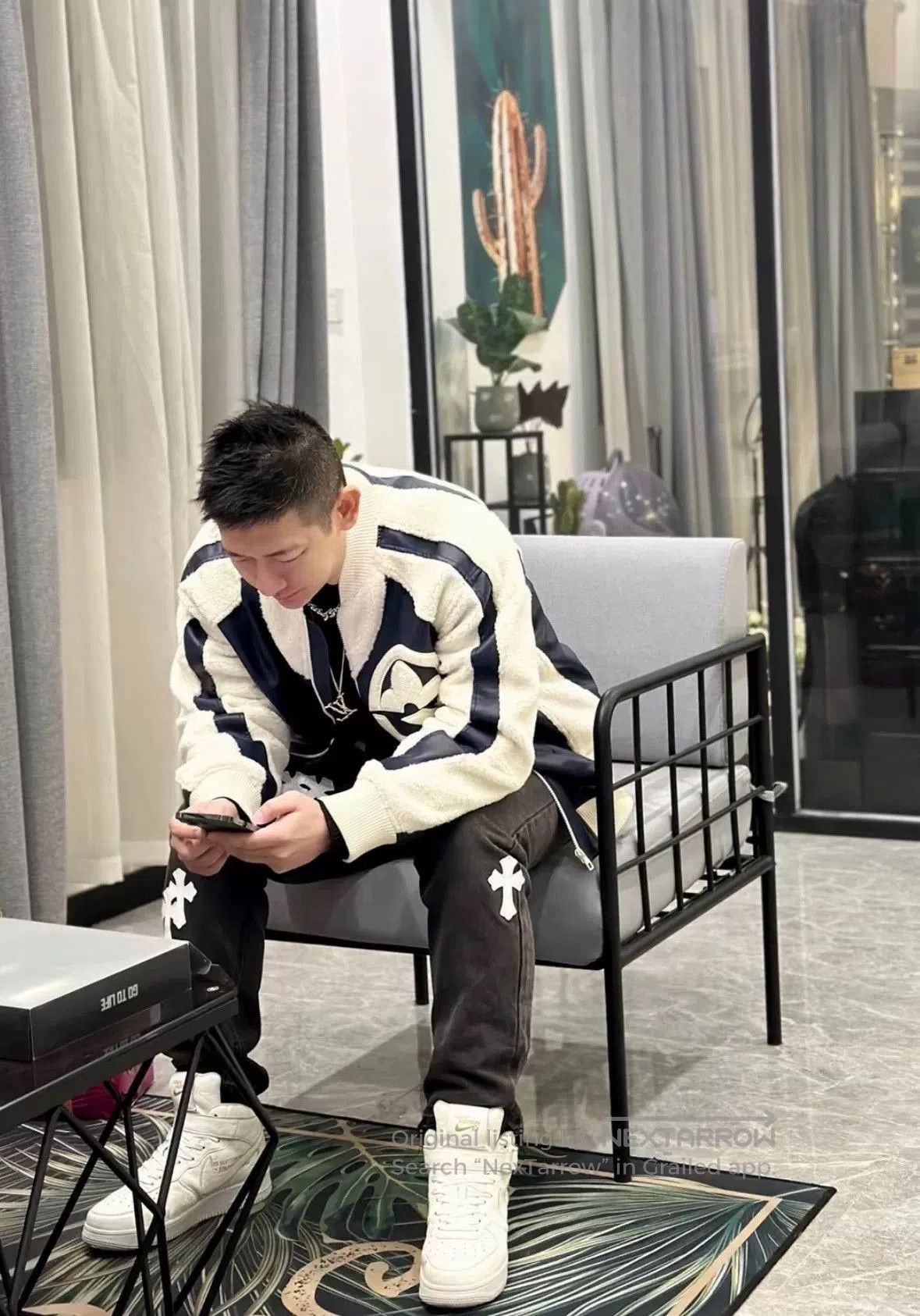 Louis Vuitton Louis Vuitton FW23 Floral Letter Jacket Men's. Size US M / EU 48-50 / 2 - 9 Thumbnail