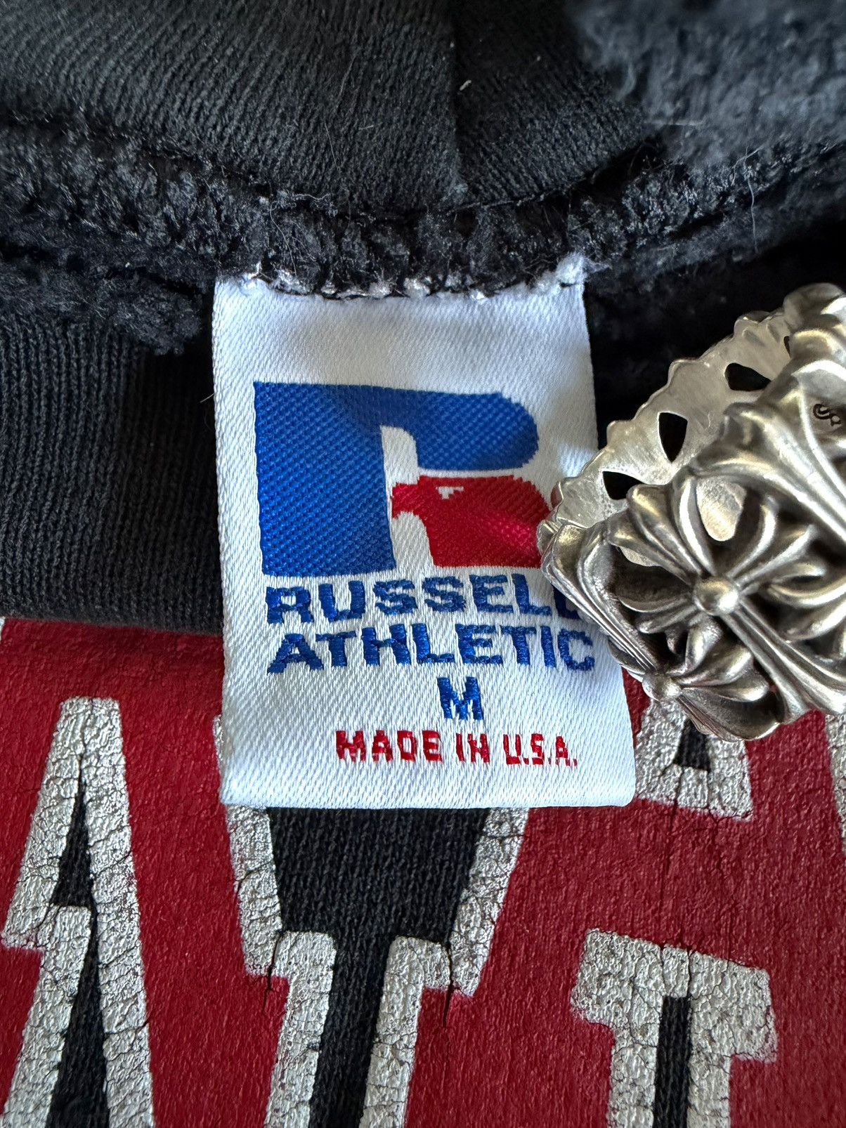 Vintage Vintage 90s Thrashed Faded Nebraska Erd Grunge Hoodie Size US M / EU 48-50 / 2 - 5 Thumbnail