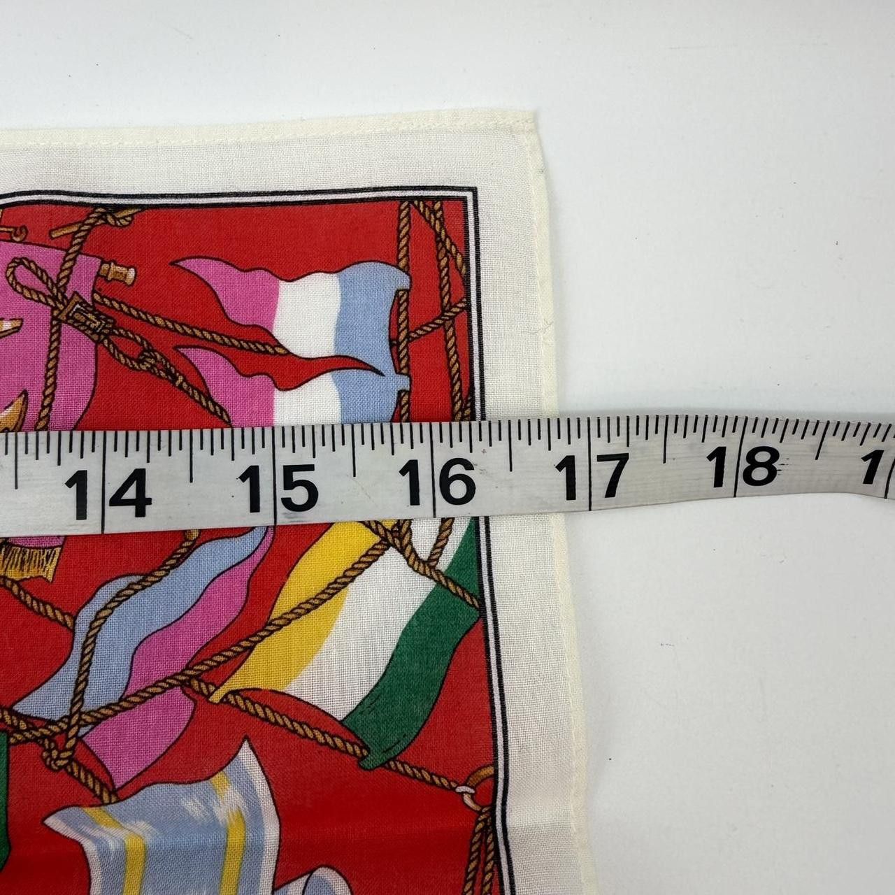 Private White V.C. Vintage Nautical Scarf Red Anchor 3 Ebd Size ONE SIZE - 4 Thumbnail