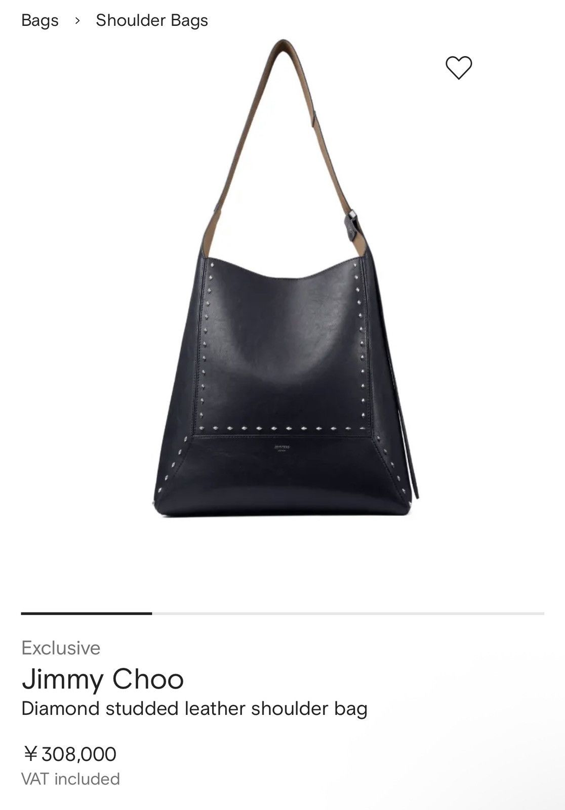 Jimmy Choo diamond Hobo bag large Size ONE SIZE - 2 Thumbnail