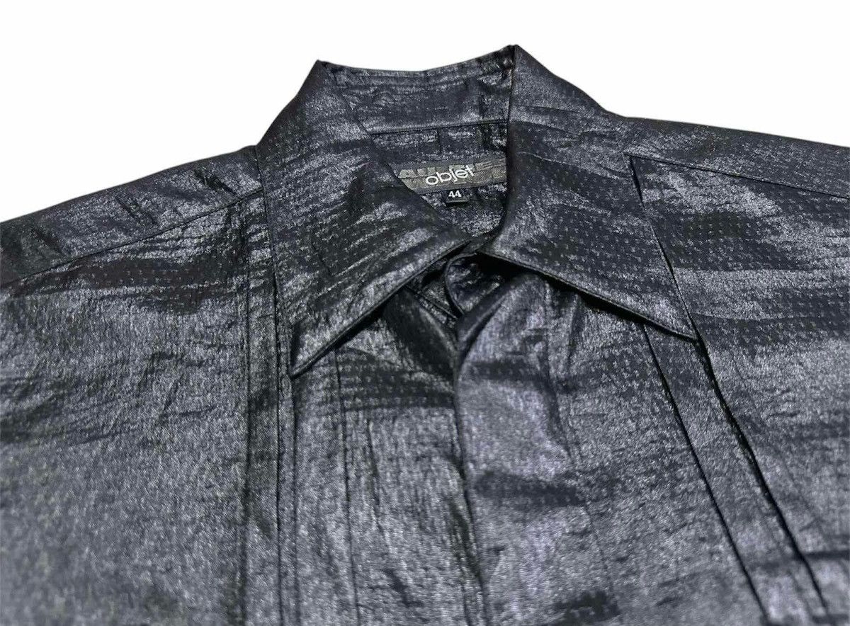 Gaultier Homme Objet × Jean Paul Gaultier 🔥Rare Vintage Jean Paul Gautier Objet Shirt Black Sheer Size US M / EU 48-50 / 2 - 11 Thumbnail