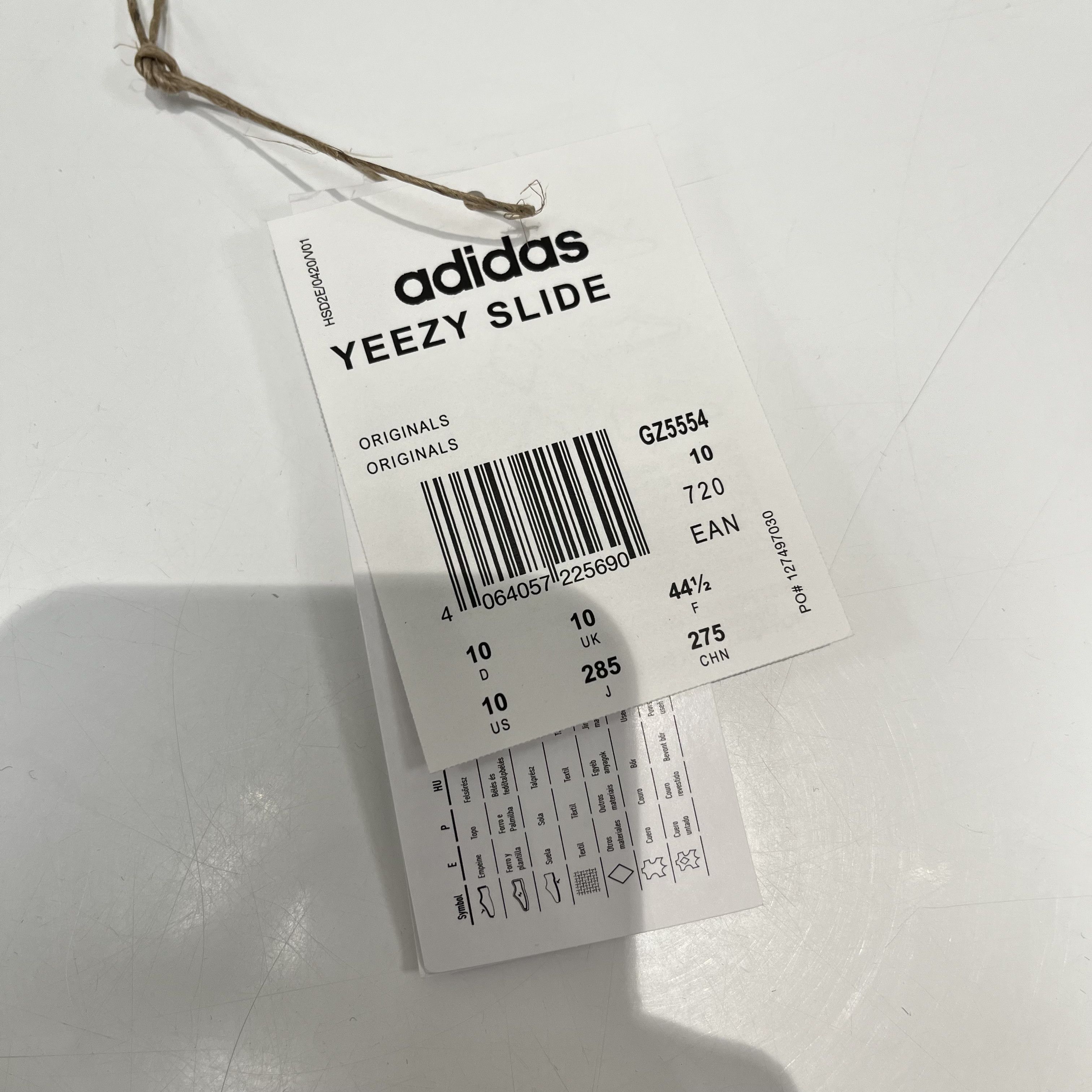 Adidas Adidas Yeezy Slide Pure (First Release) Size US 10 / EU 43 - 15 Thumbnail