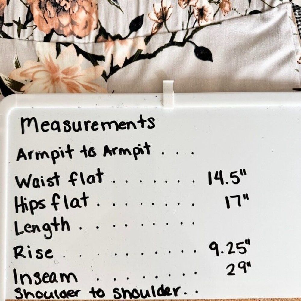 Other Laura Pull On Pant Size 4 Gray Floral Stretch Slim Leg Size 27" / US 4 / IT 40 - 11 Thumbnail