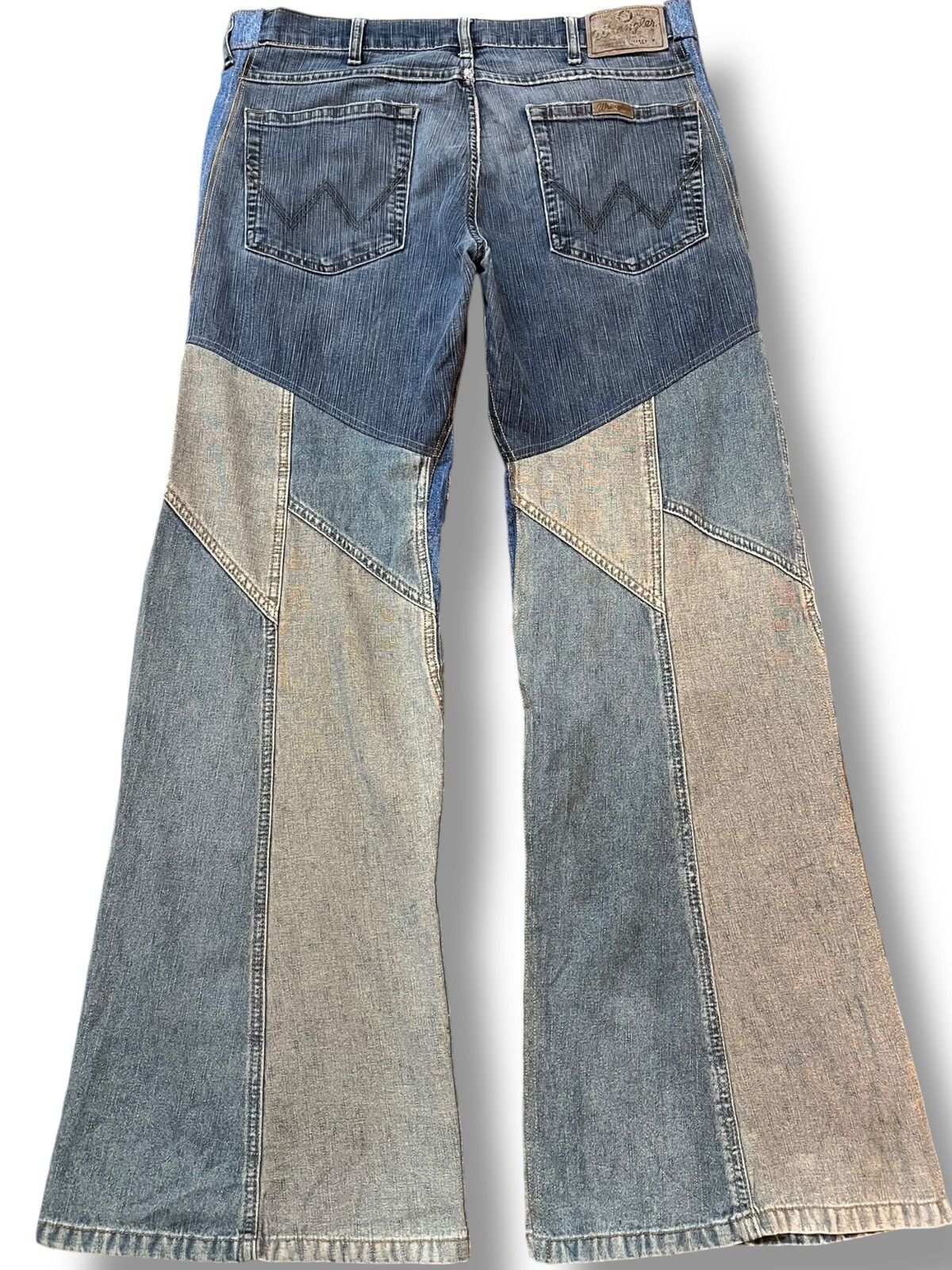 Wrangler Vintage Wrangler Flare Bootcut Hybrid Denim Size US 35 - 5 Thumbnail