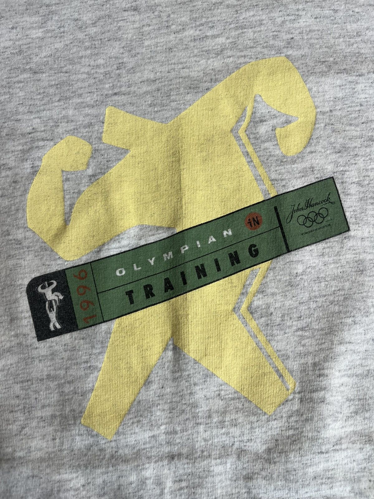 USA Olympics Vintage 1996’s Oympian Training John Hancock Tshirt Size US XL / EU 56 / 4 - 6 Thumbnail