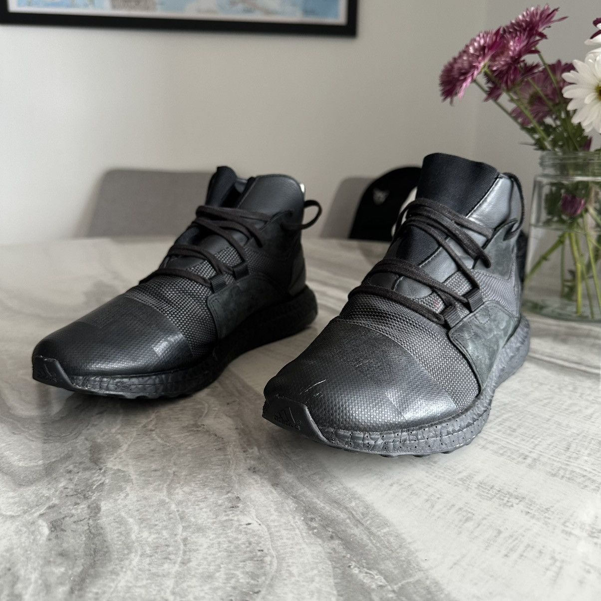 Y-3 adidas Y-3 Kozoko High Core Black Sneakers Size US 9.5 / EU 42-43 - 3 Thumbnail