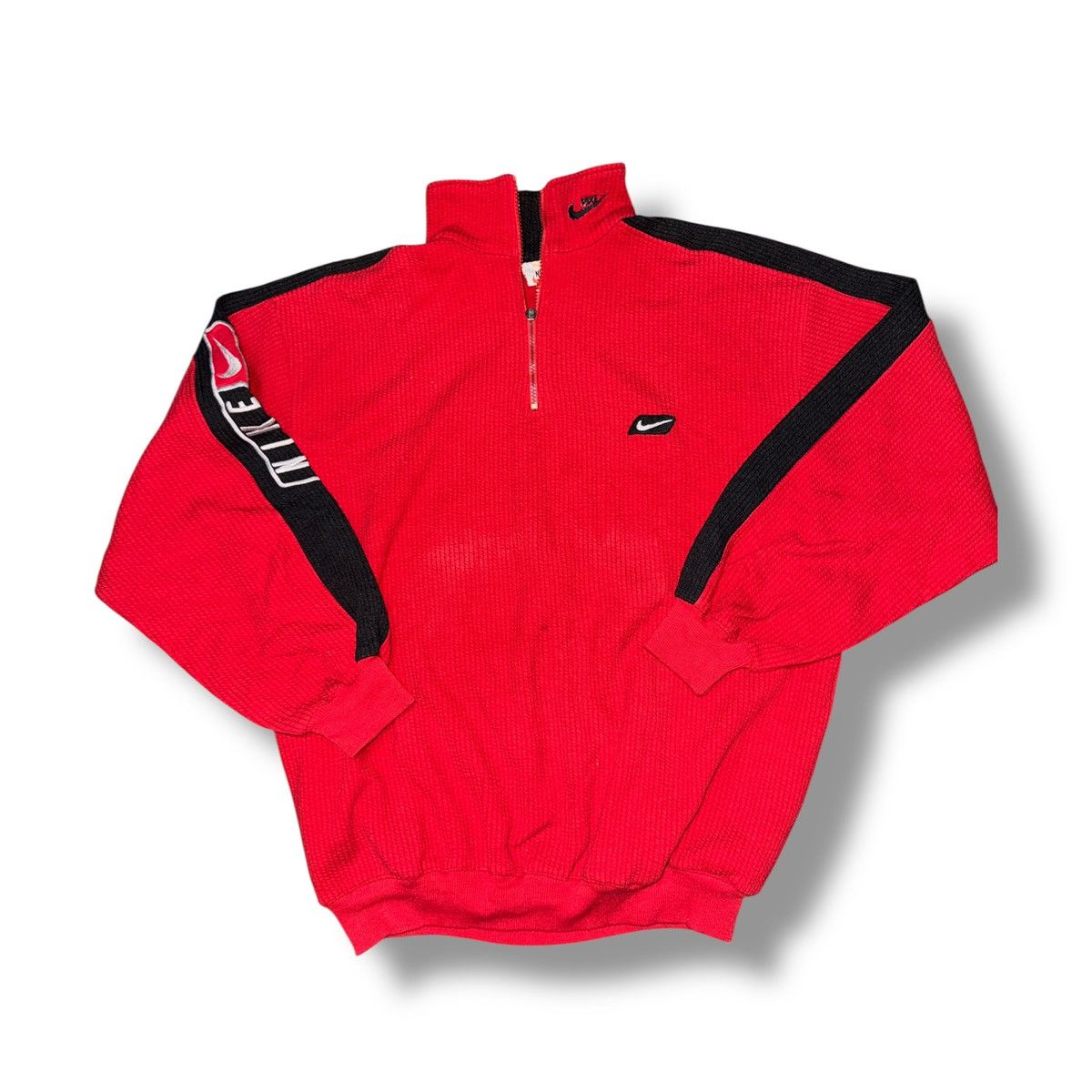 Nike vintage nike half zip sweater Size US L / EU 52-54 / 3 - 1 Thumbnail