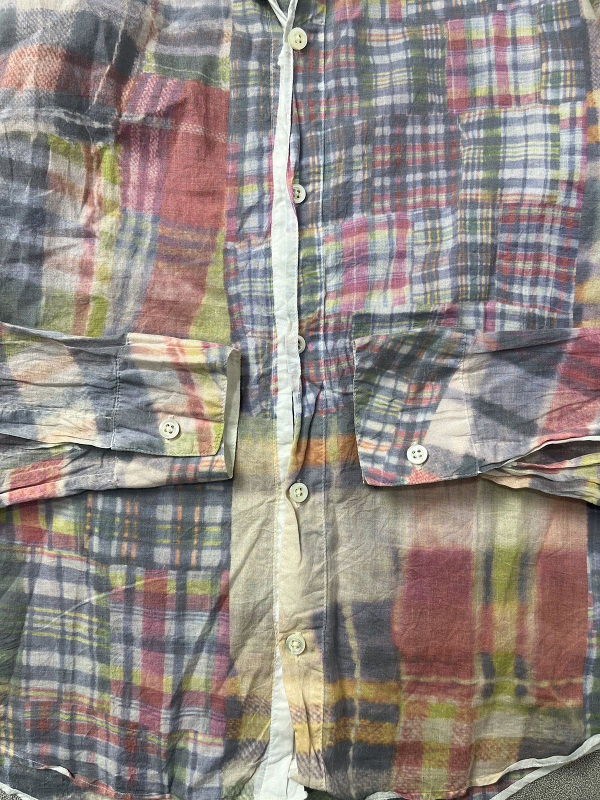 Japanese Brand Slow gun patchwork pattern button up shirt Size US M / EU 48-50 / 2 - 6 Thumbnail