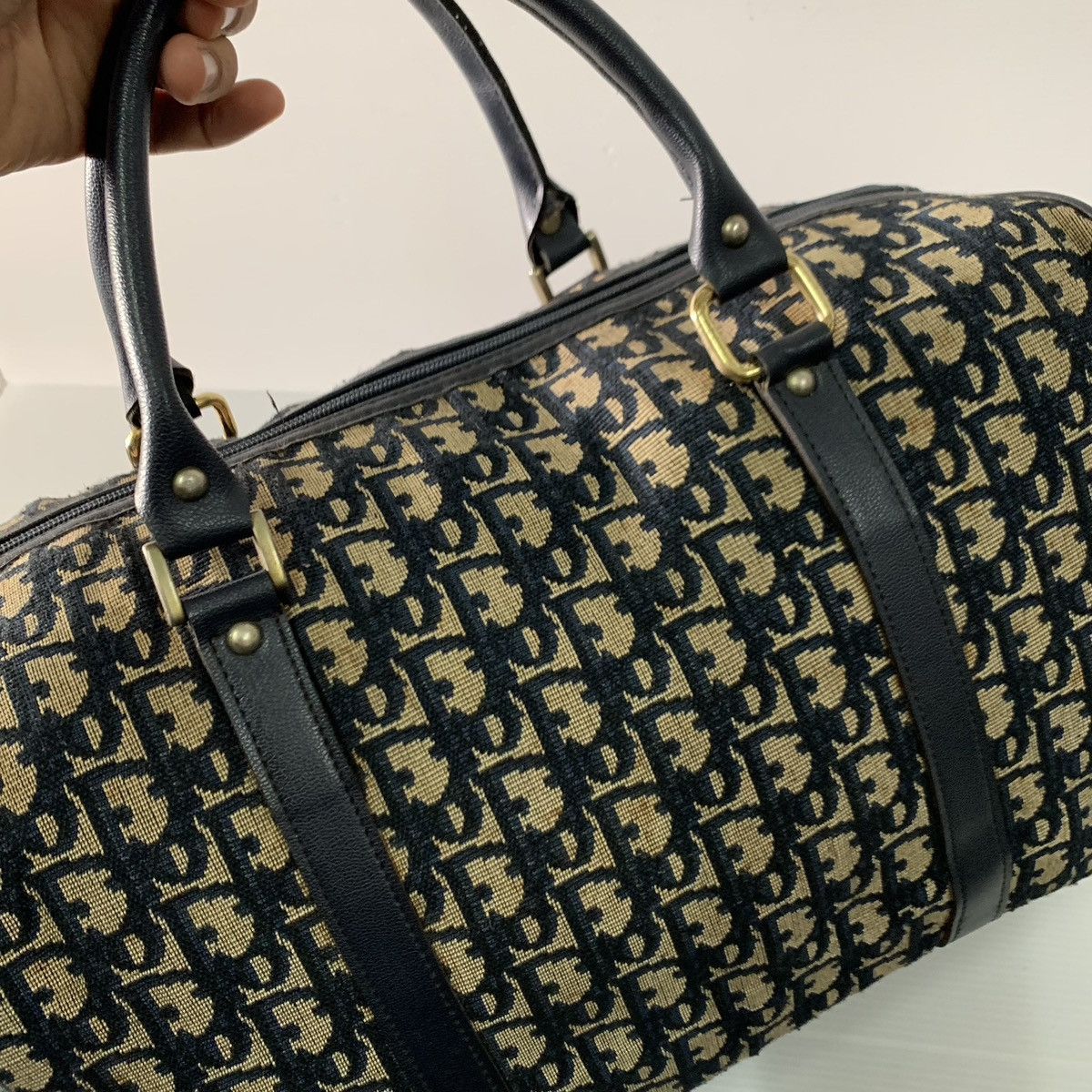 Dior Christian Dior Monogram Vintage Boston Bag Size ONE SIZE - 7 Thumbnail